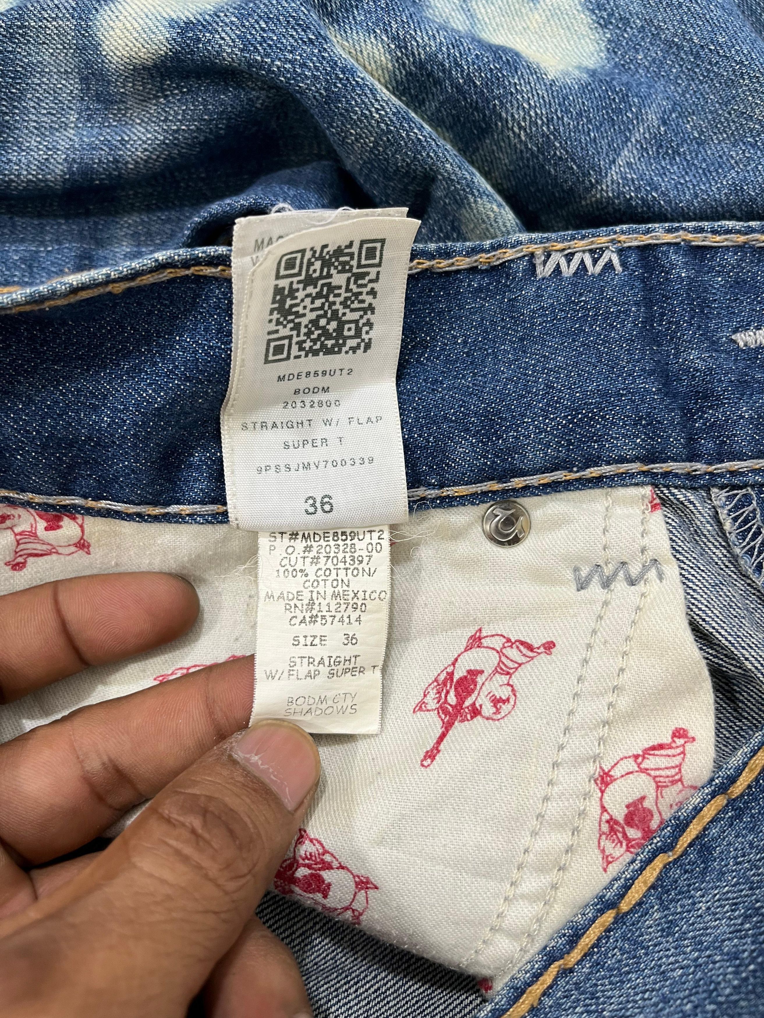 True Religion True Religion Section Straight Acid Flared Jeans Size US 36 / EU 52 - 13 Thumbnail