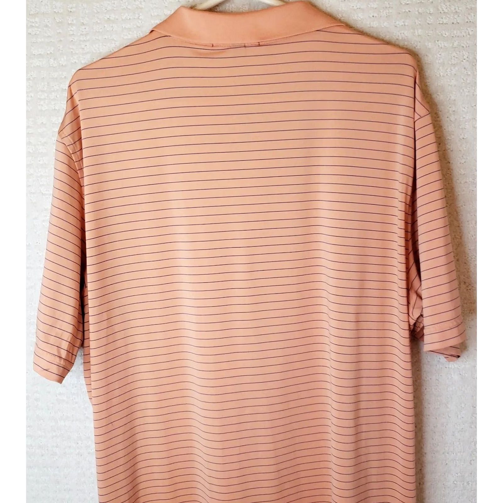 Peter Millar Peter Millar Summer Comfort Polo Shirt Mens L Striped Coral Golf Size US L / EU 52-54 / 3 - 7 Thumbnail