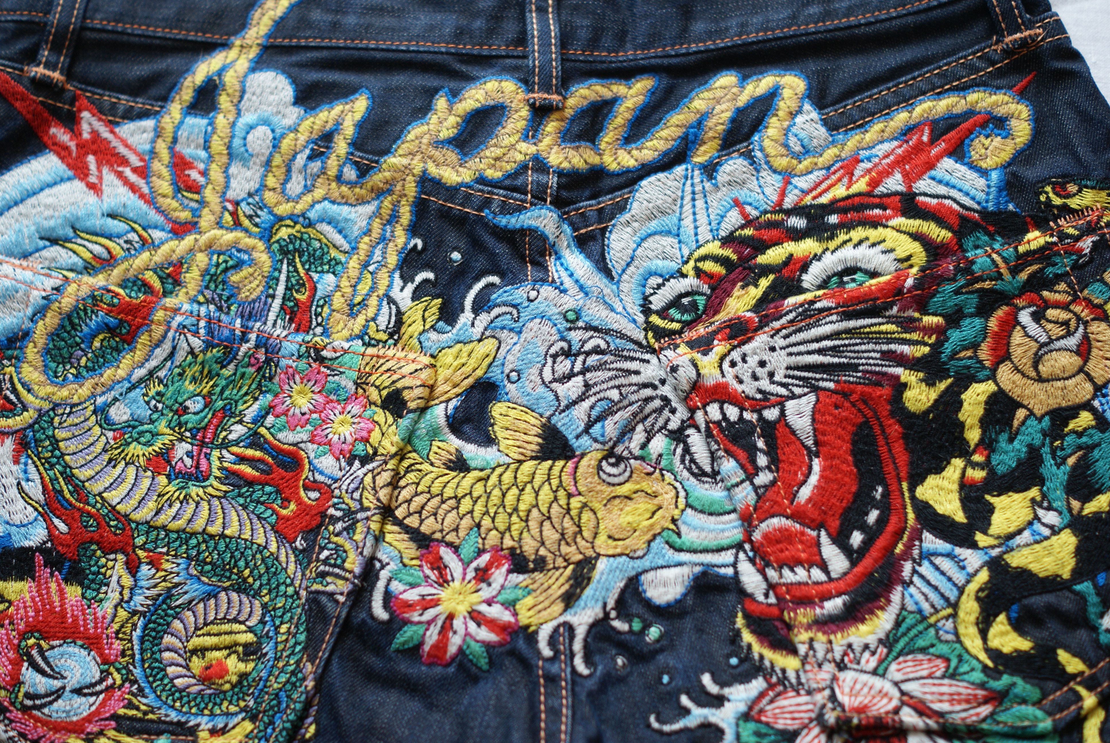 Christian Audigier Ed Hardy Christian Audigier Shorts 32 Japan Tiger Dragon Size 32" / US 10 / IT 46 - 3 Thumbnail