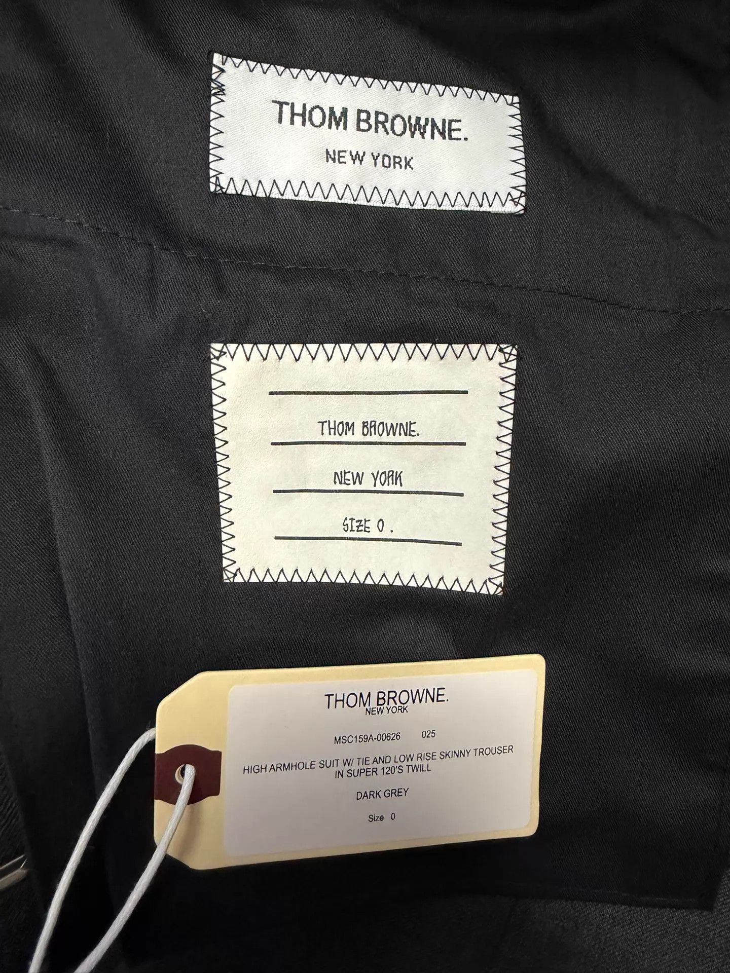 Thom Browne Thom Browne Classic Charcoal Tailored Wool Trousers Size US 28 / EU 44 - 4 Thumbnail