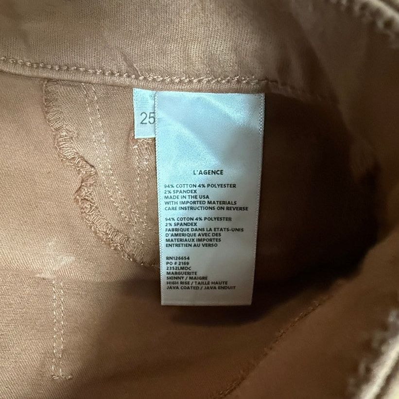 L'AGENCE L'AGENCE Marguerite High Rise Skinny Jeans -Size 25 Size 25" / US 0 / IT 36 - 4 Thumbnail