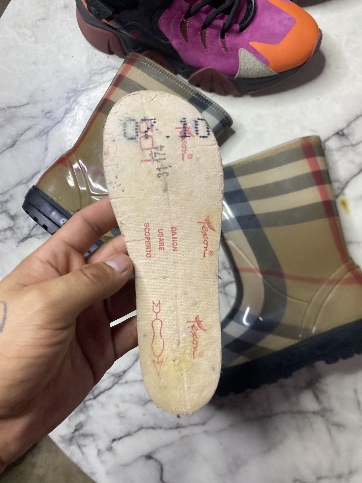 Burberry Burberry booties monogram print Size US 5 / IT 35 - 8 Thumbnail
