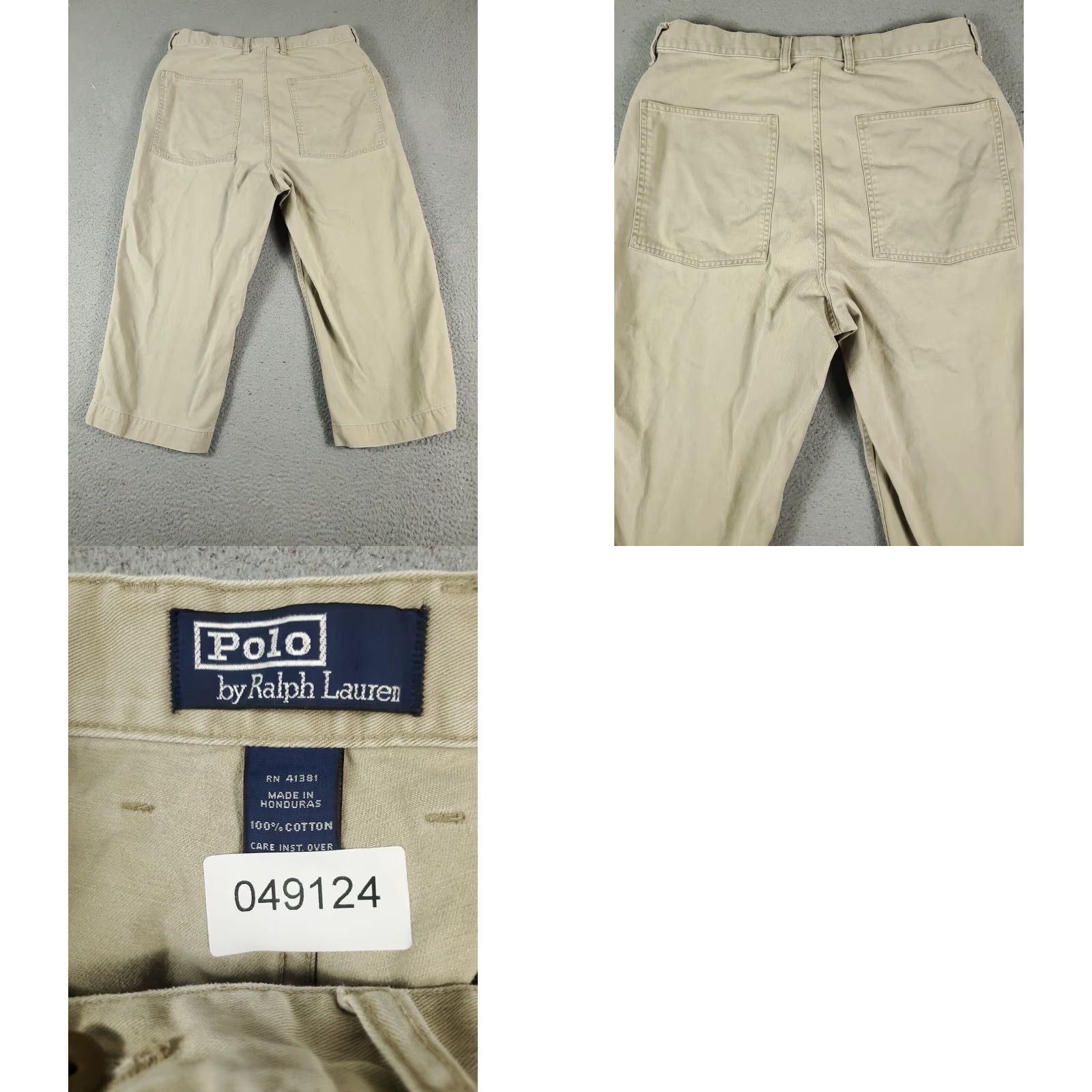 Ralph Lauren Ralph Lauren Womens Capri Jeans Biege Extra Large XL Vintage Size 24" / US 00 / IT 34 - 8 Thumbnail