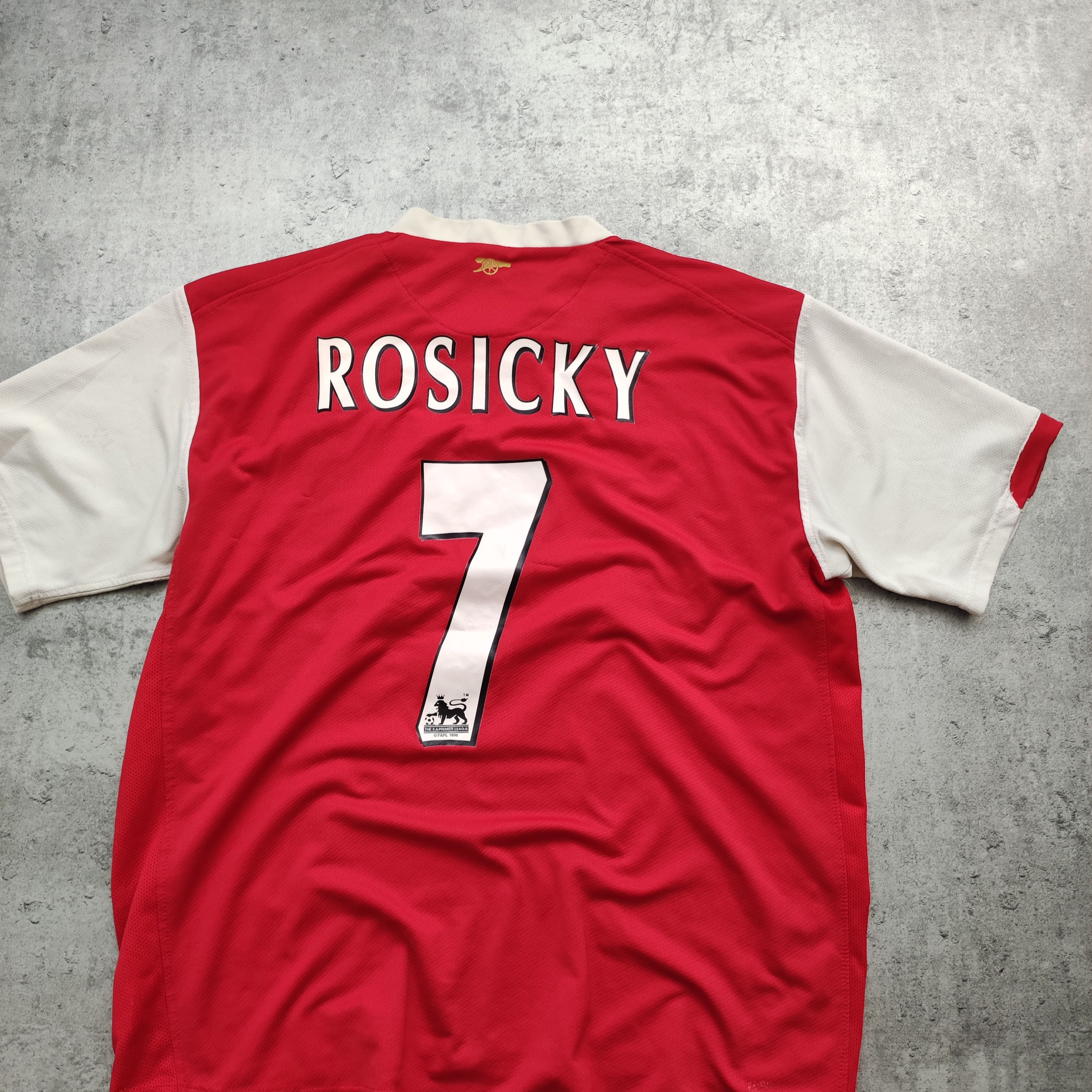 Nike × Vintage Vintage RARE Nike #7 Thomas Rosicky 2006 Home Jersey Size US XL / EU 56 / 4 - 10 Thumbnail