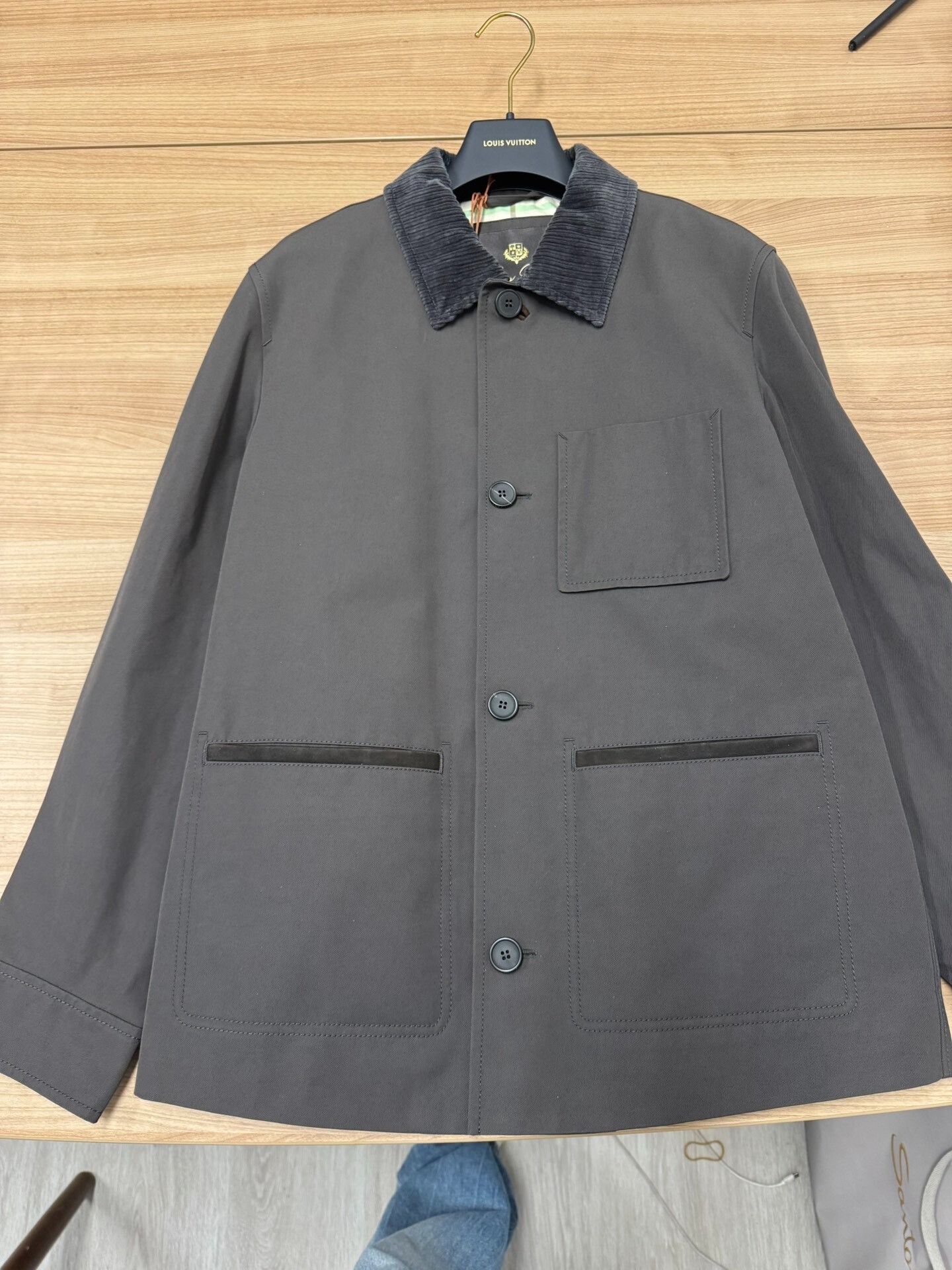 Loro Piana men's corduroy collar utility jacket Size US M / EU 48-50 / 2 - 3 Thumbnail