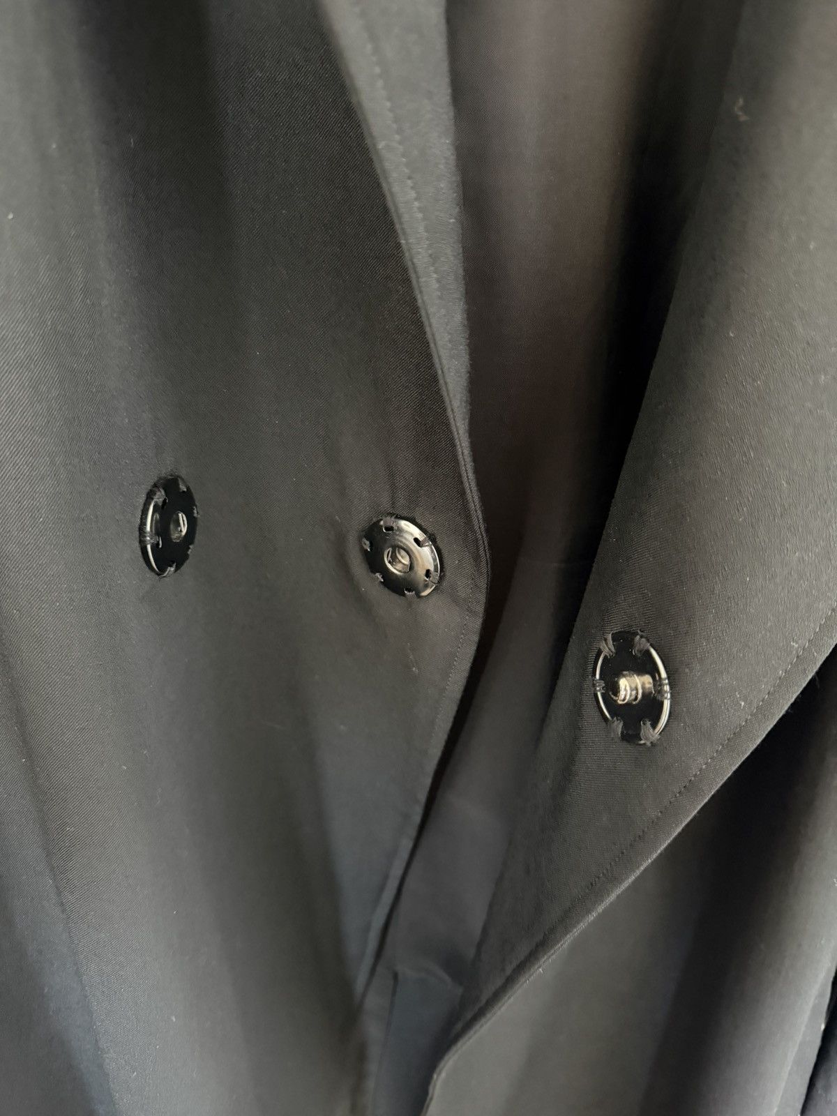 Yohji Yamamoto 18AW Regulation Re Gabardine Hooded Coat Size US M / EU 48-50 / 2 - 7 Thumbnail