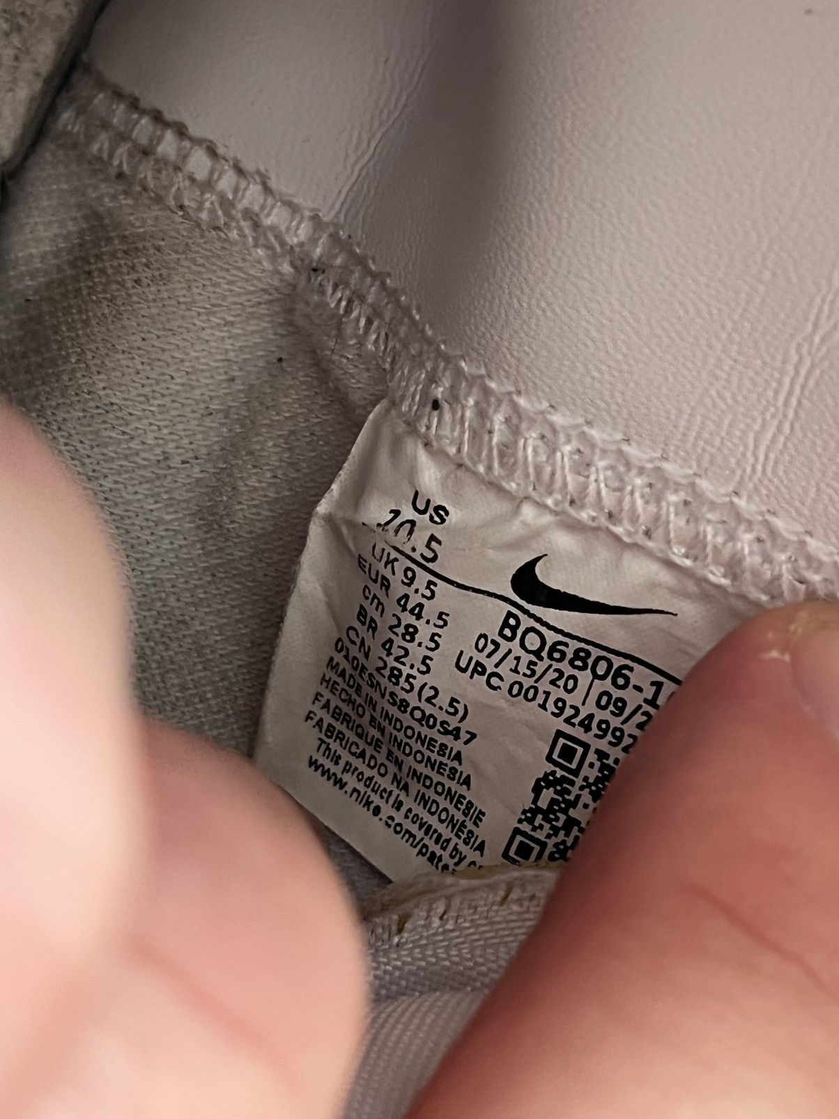 Nike Vintage Nike Blazer White Leather Sk8 Mid Sneakers y2K new Size US 10.5 / EU 43-44 - 19 Thumbnail