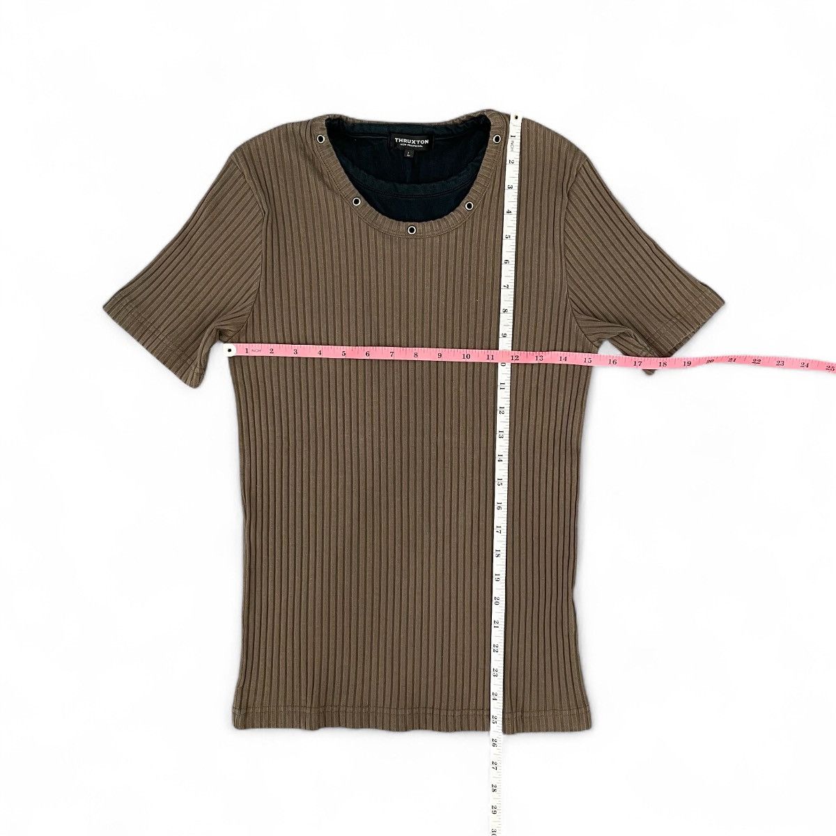Japanese Brand Thruxton Pleated Textured Japanese Tee Issey Style Size US M / EU 48-50 / 2 - 4 Thumbnail