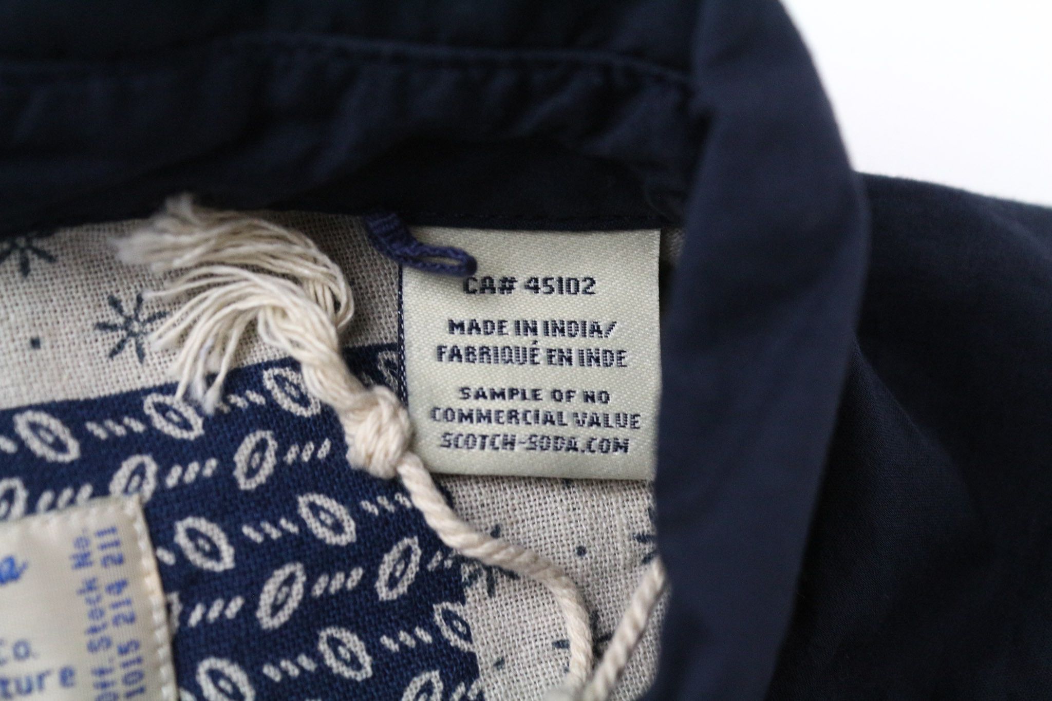 Scotch & Soda AMS COUTURE M Navy Pocket Button-Up Shirt 74789 Size US M / EU 48-50 / 2 - 6 Thumbnail