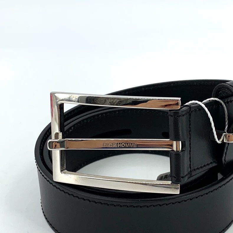 Dior Dior Black smooth square buckle belt 2505-Nextarrow Size ONE SIZE - 2 Thumbnail