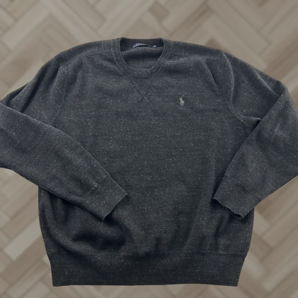 Ralph Lauren Polo Ralph Lauren Pullover Crewneck Sweater Men's L Dark Gray Size US L / EU 52-54 / 3 - 1 Thumbnail