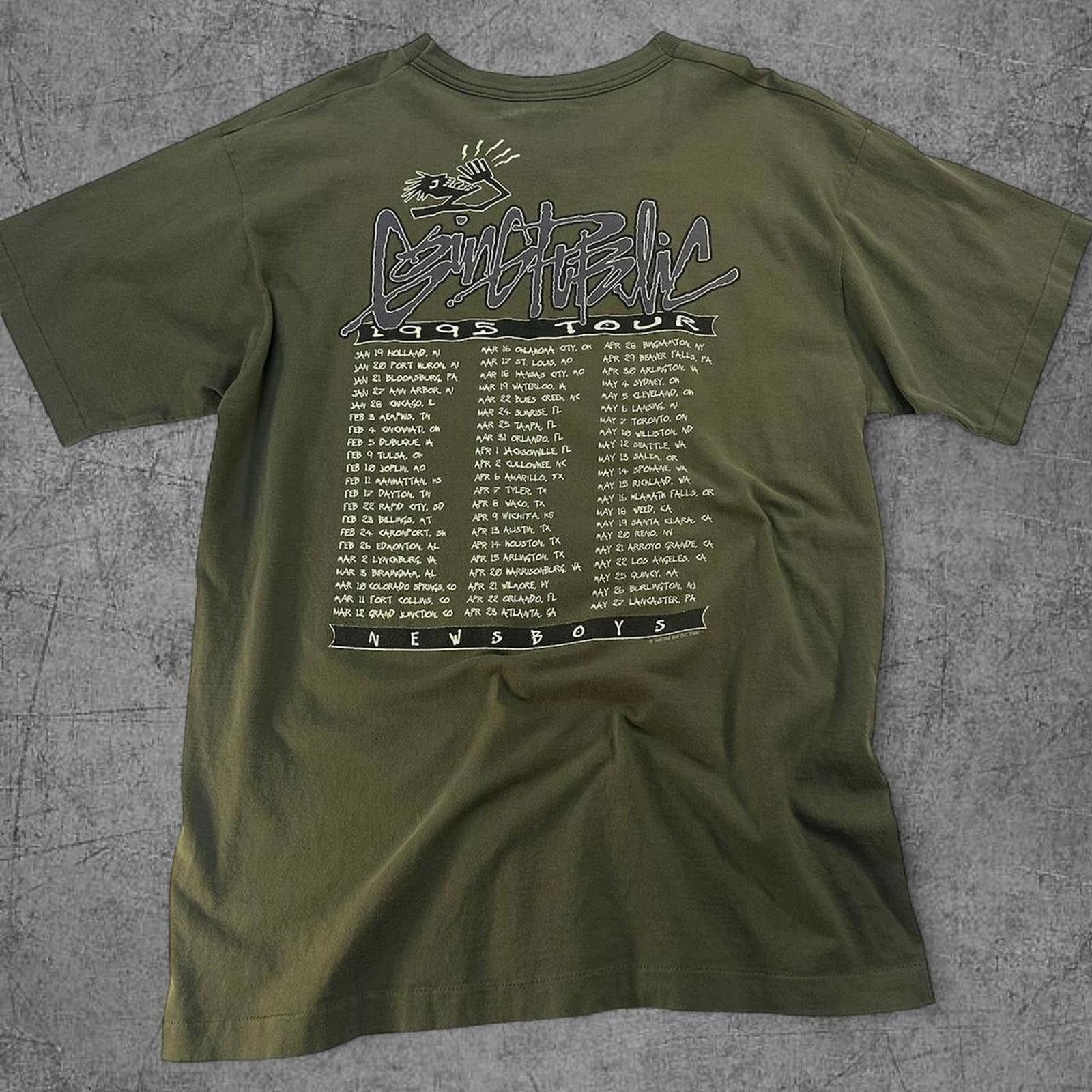 Fruit Of The Loom 1995 News Boyz Christian Rap Tour Tee Size US XL / EU 56 / 4 - 4 Thumbnail