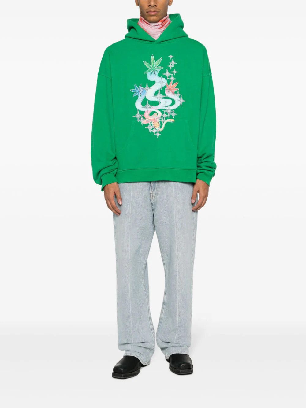 o1h1sh10624 Hoodie in Green