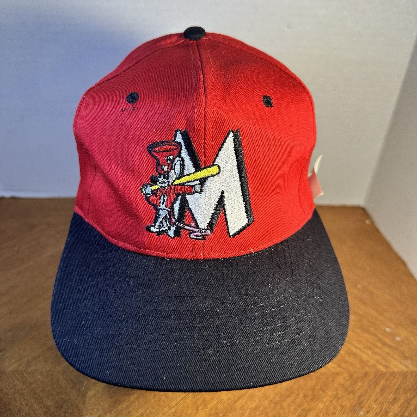 Vintage 1994 Madison Hatters Snapback Hat Cap New Deadstock