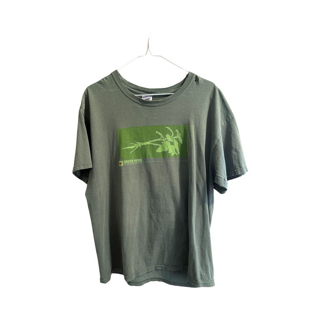 Vintage Resident Evil green herb shirt | Grailed