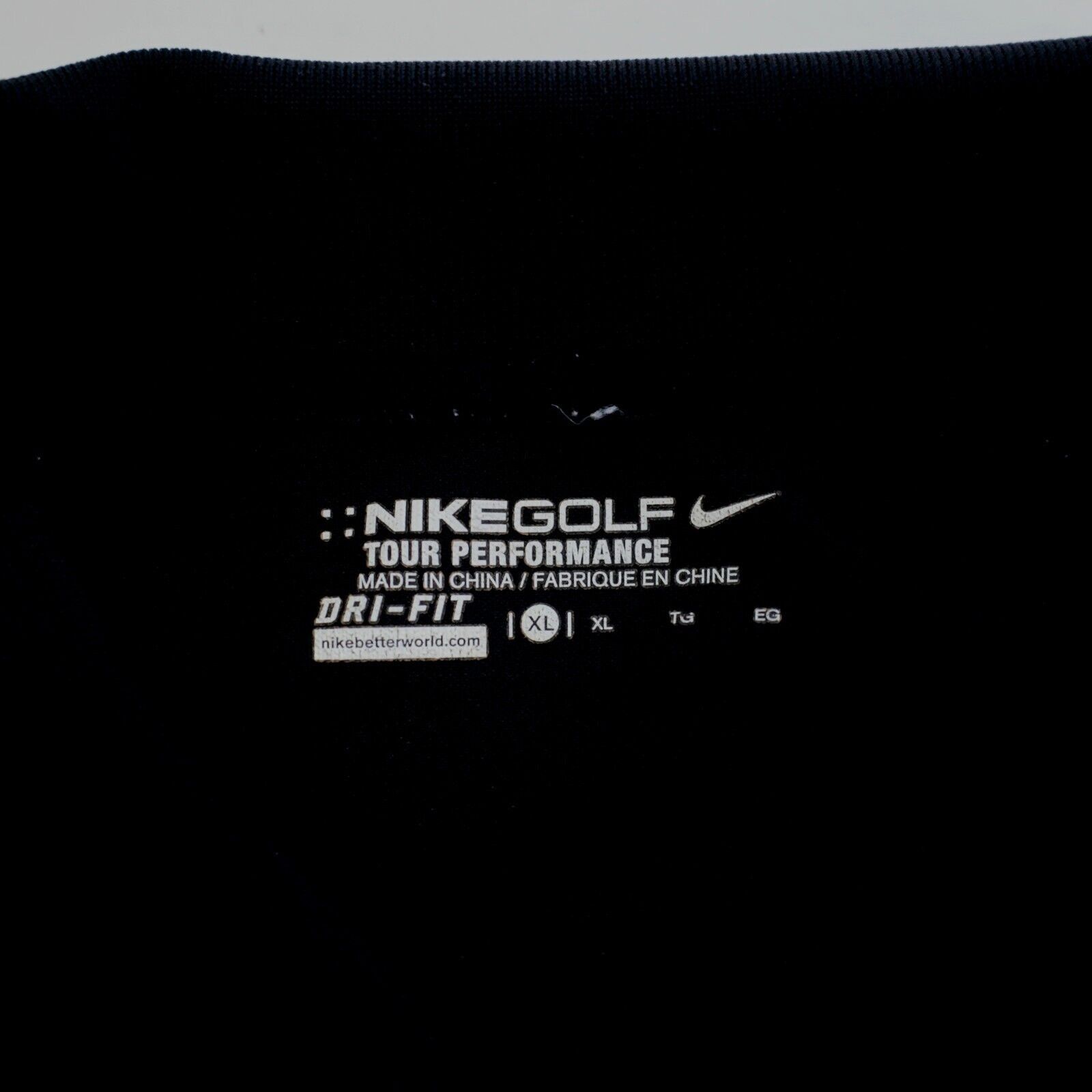 Nike Nike Golf Tour Performance Dri-Fit Black XL Polo Shirt Short Size US XL / EU 56 / 4 - 8 Thumbnail