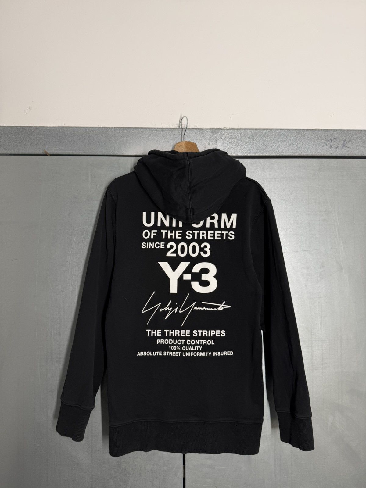 Y-3 Yohji Uniform Of The Streets Y-3 Hoodie Size US L / EU 52-54 / 3 - 1 Thumbnail