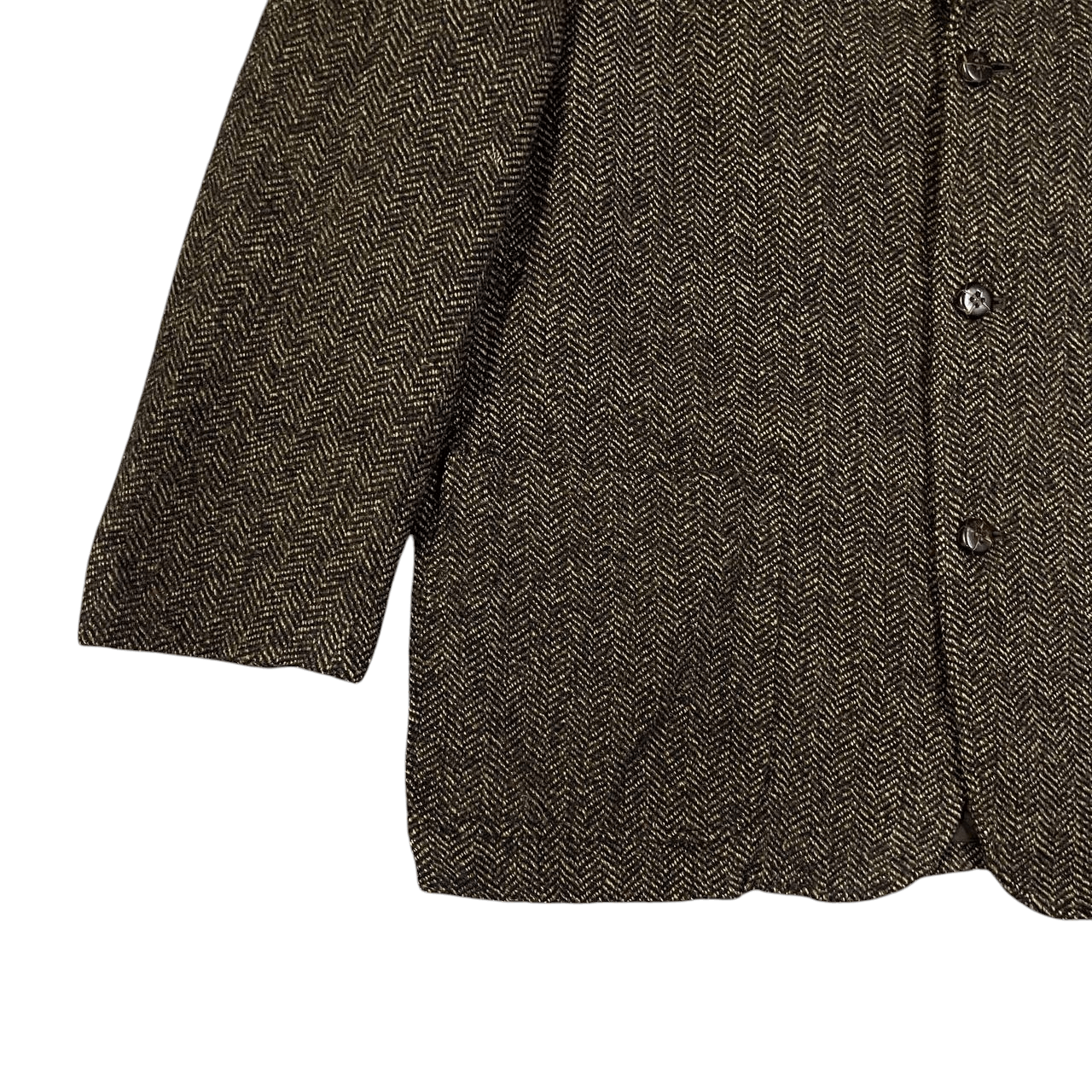 Comme des Garcons Homme AD1994 Comme des Garcons Homme Herringbone Wool Tweed Jacket Size US M / EU 48-50 / 2 - 3 Thumbnail
