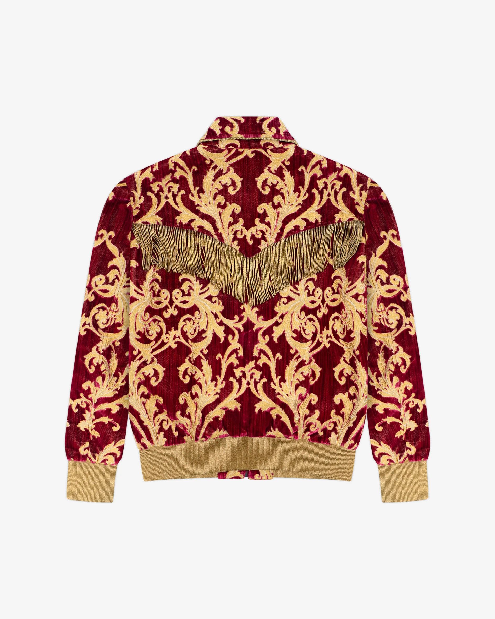 Saint Laurent Paris Brocade Fringe Bomber Jacket (FW16) Size US M / EU 48-50 / 2 - 2 Thumbnail