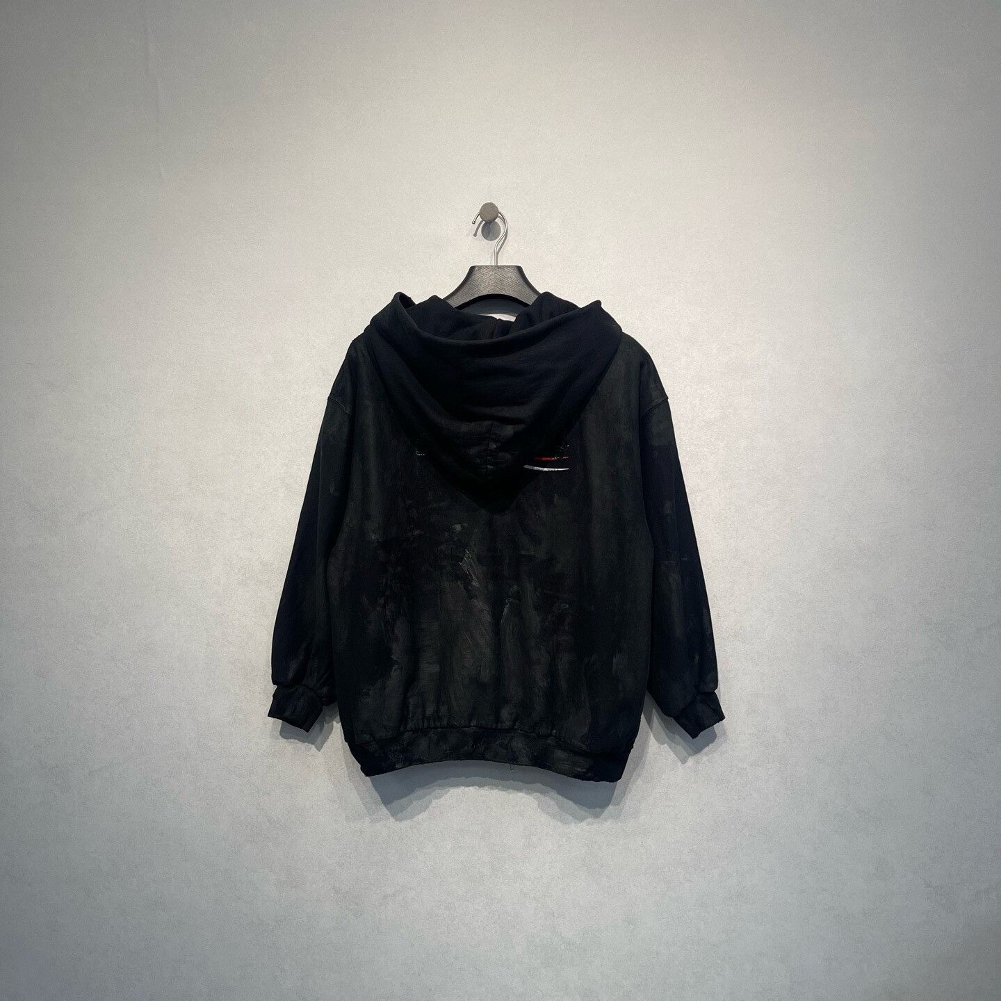 Balenciaga balenciaga black zip-up hoodie for men and women Size US M / EU 48-50 / 2 - 2 Thumbnail