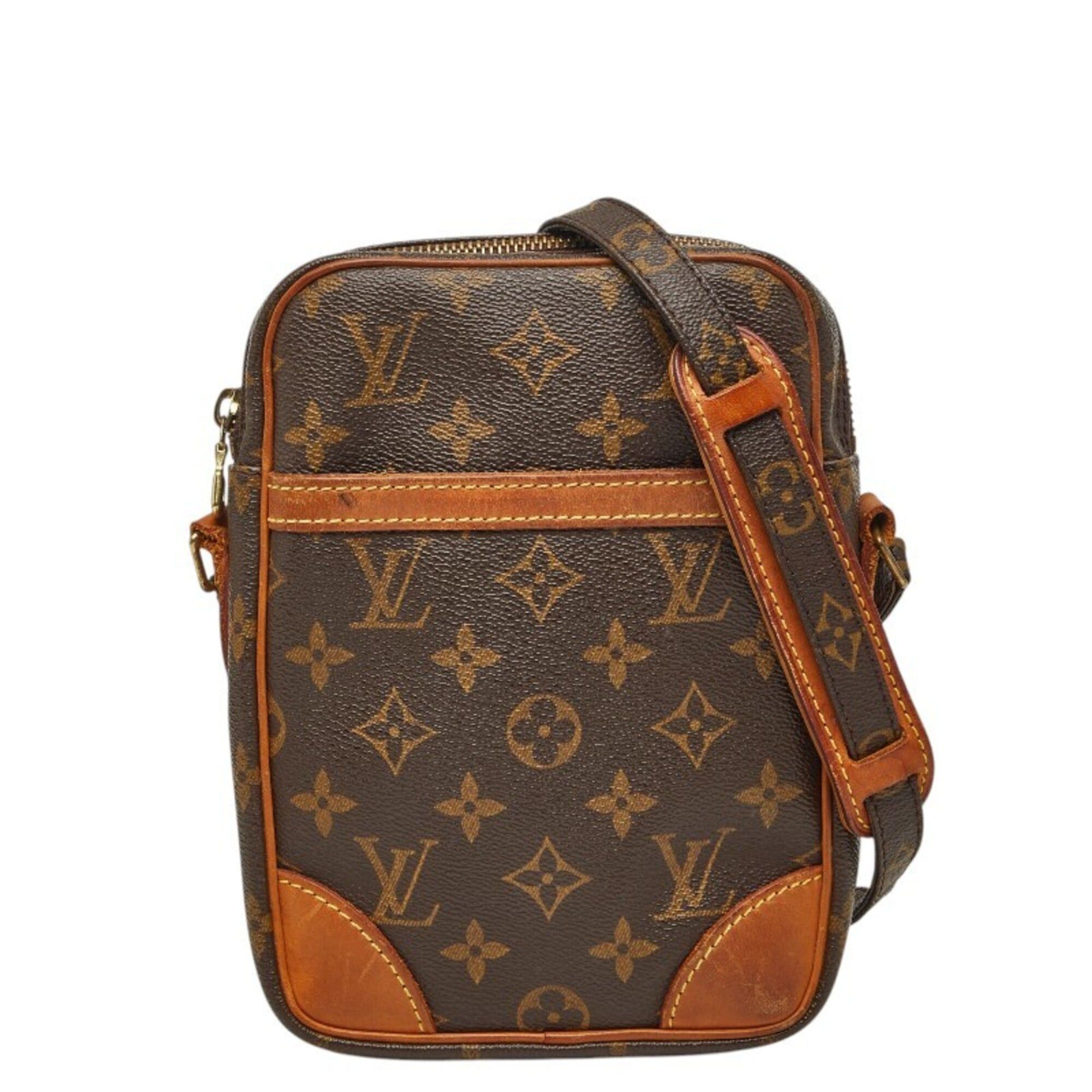 Louis Vuitton Louis Vuitton Monogram Danube Crossbody Shoulder Bag M45266 Brown Leather Women's LOUIS VUITTON Size ONE SIZE - 1 Thumbnail