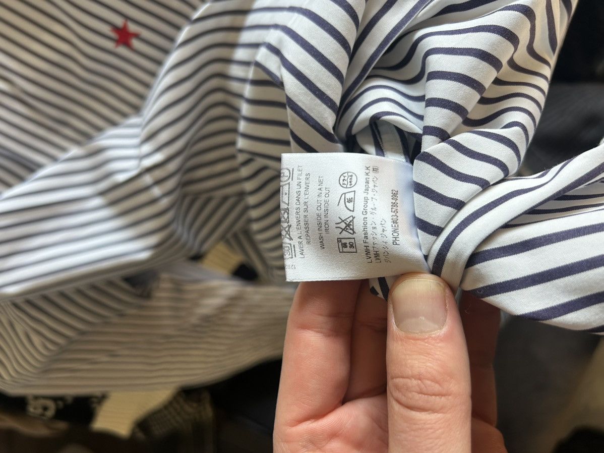 Givenchy Givenchy Striped Shirt with Star Detail Size US L / EU 52-54 / 3 - 11 Thumbnail
