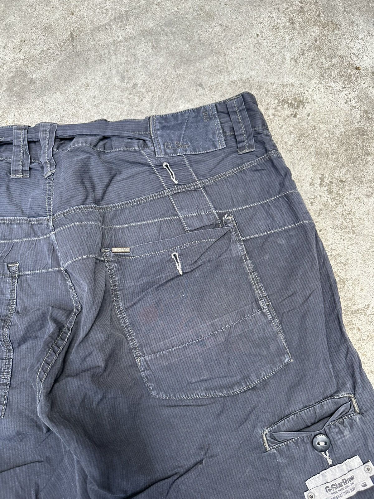 G-Star × Vintage Vintage G Star Raw Shorts Size US 36 / EU 52 - 6 Thumbnail