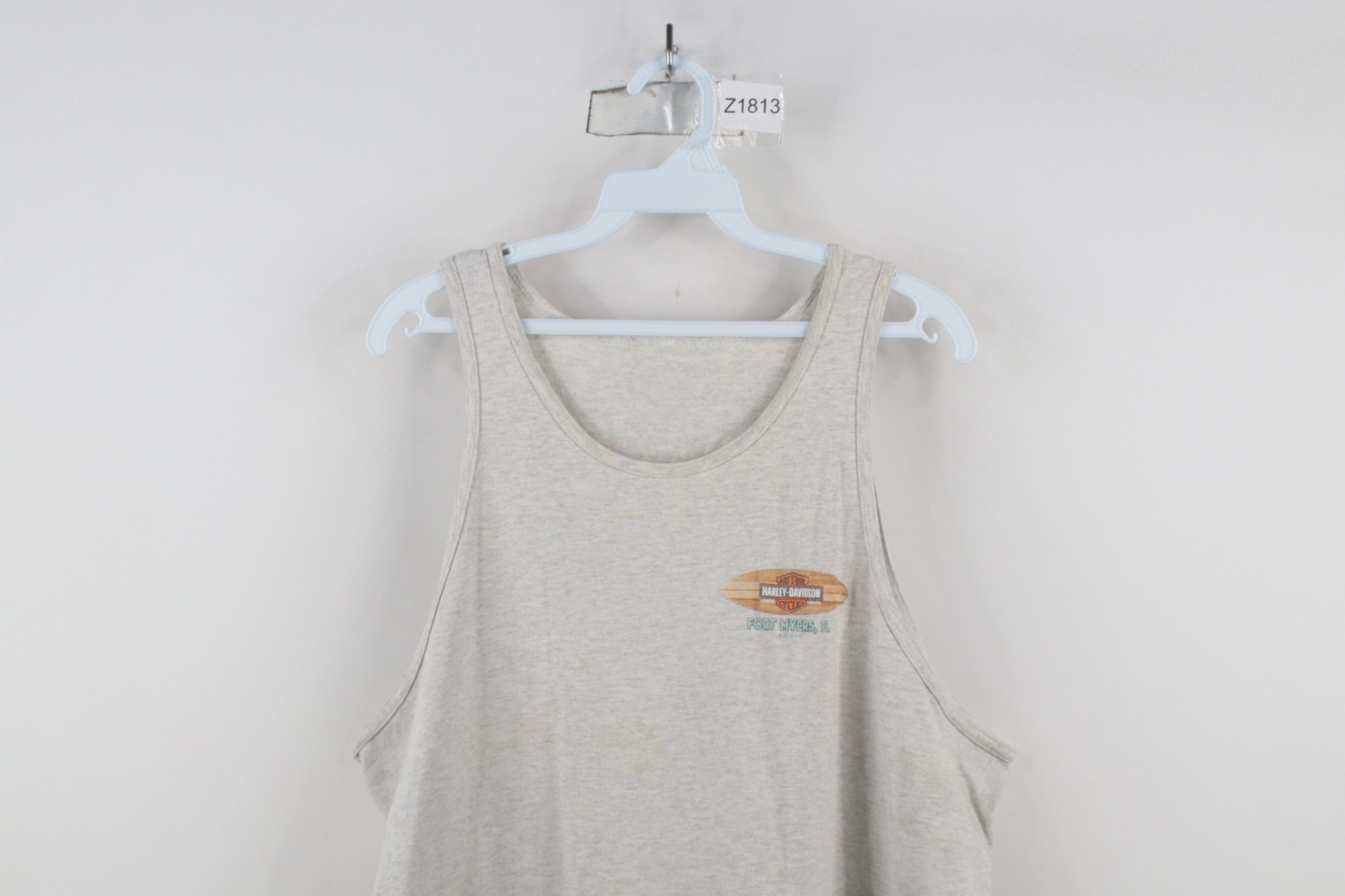 Harley Davidson × Vintage Vintage Y2K Harley Davidson Spell Surfing Tank Top T-Shirt Size US XL / EU 56 / 4 - 2 Thumbnail