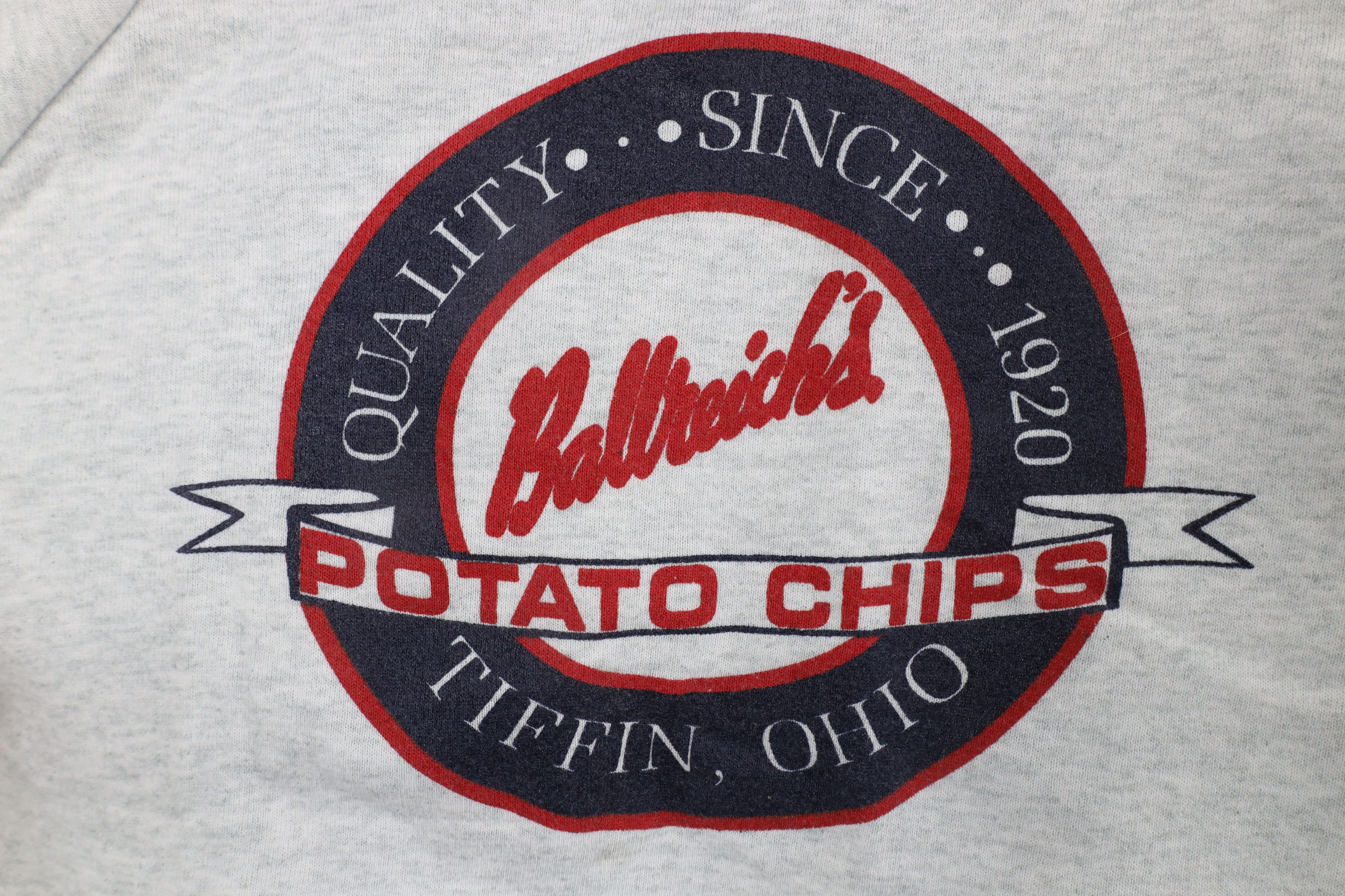Vintage Vintage 90s Ballreich Potato Chips Crewneck Sweatshirt USA Size US L / EU 52-54 / 3 - 4 Thumbnail