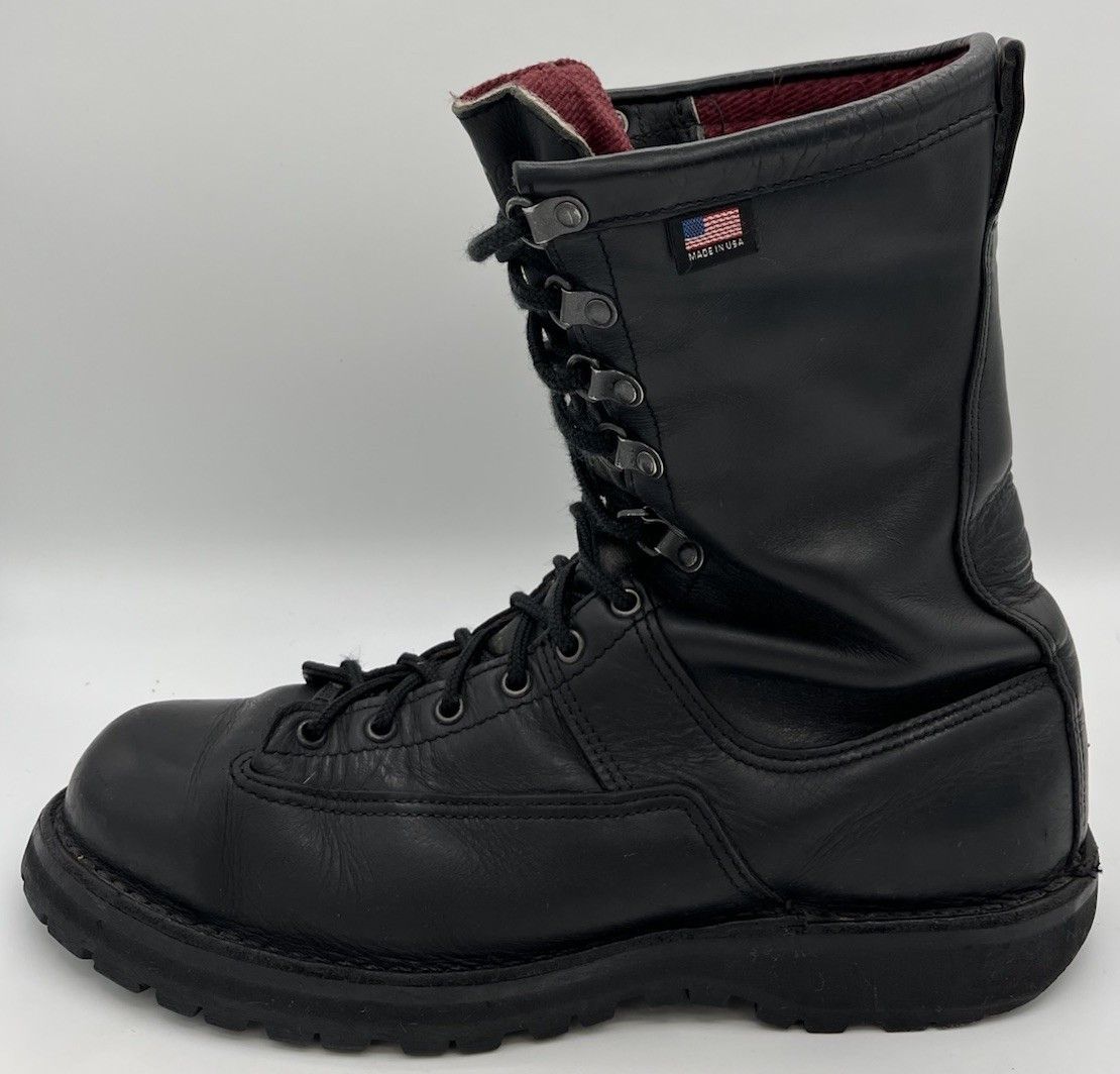 Danner Mens Danner 69110 USA 10” Black Leather Tactical Boots 12D Size US 12 / EU 45 - 8 Thumbnail