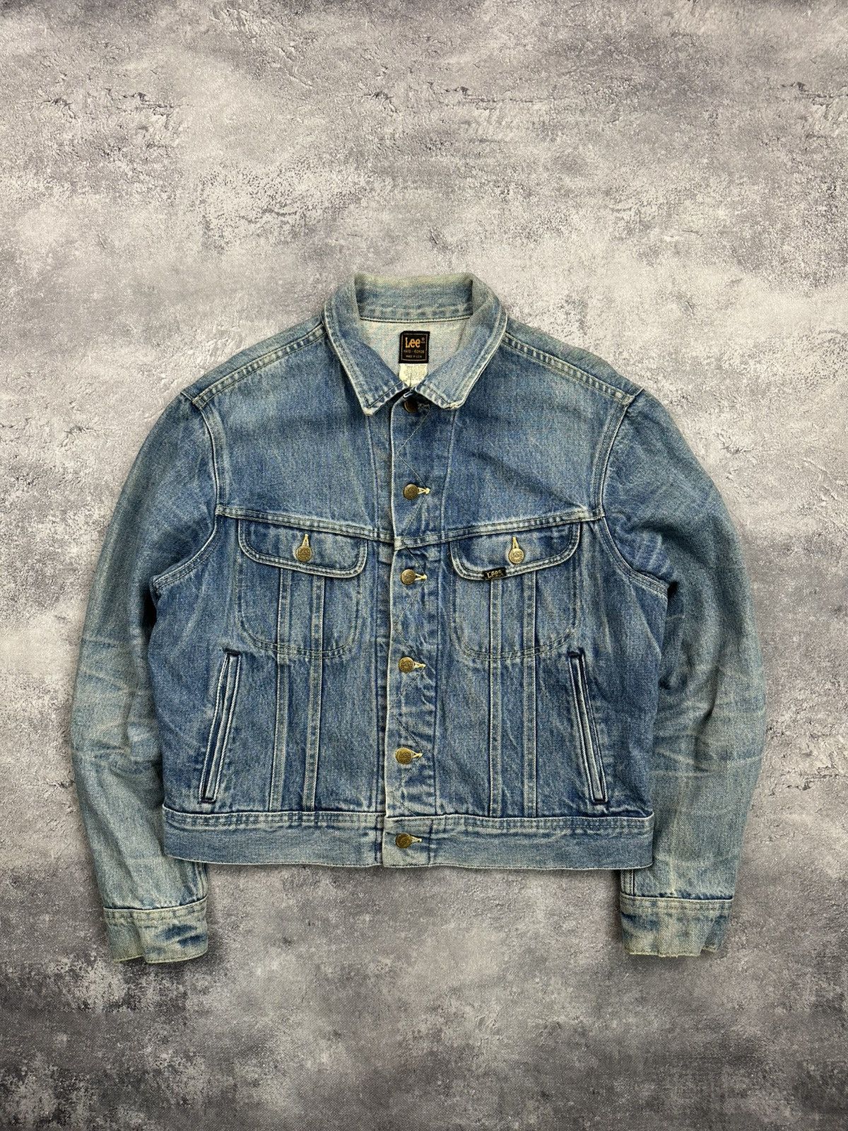 Lee 🚨Crazy Vintage 90s Lee Riders Blue Denim Trucker Jacket USA Size US S / EU 44-46 / 1 - 2 Thumbnail
