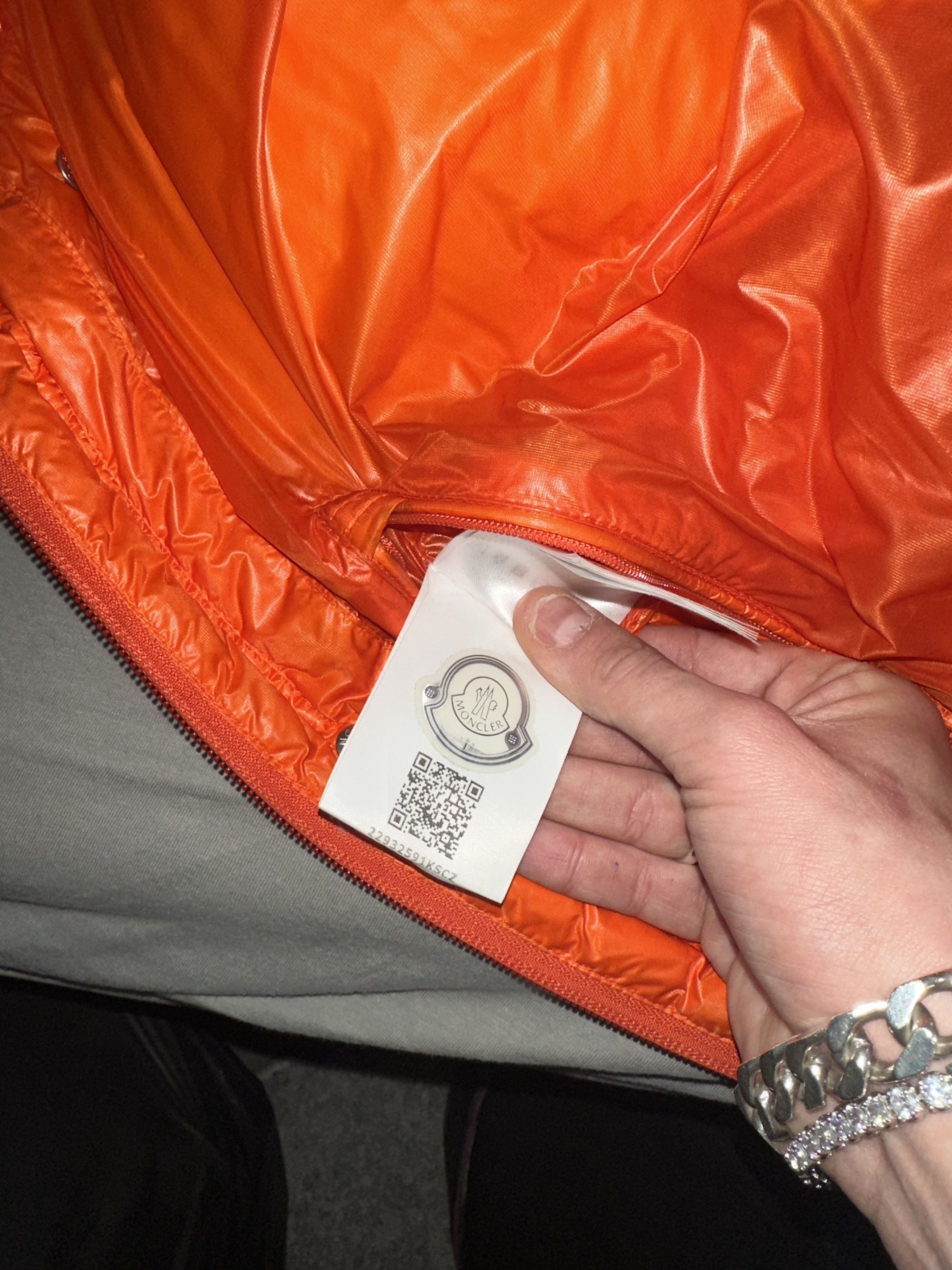 Moncler Moncler Puffer Jacket Orange Size US L / EU 52-54 / 3 - 8 Thumbnail