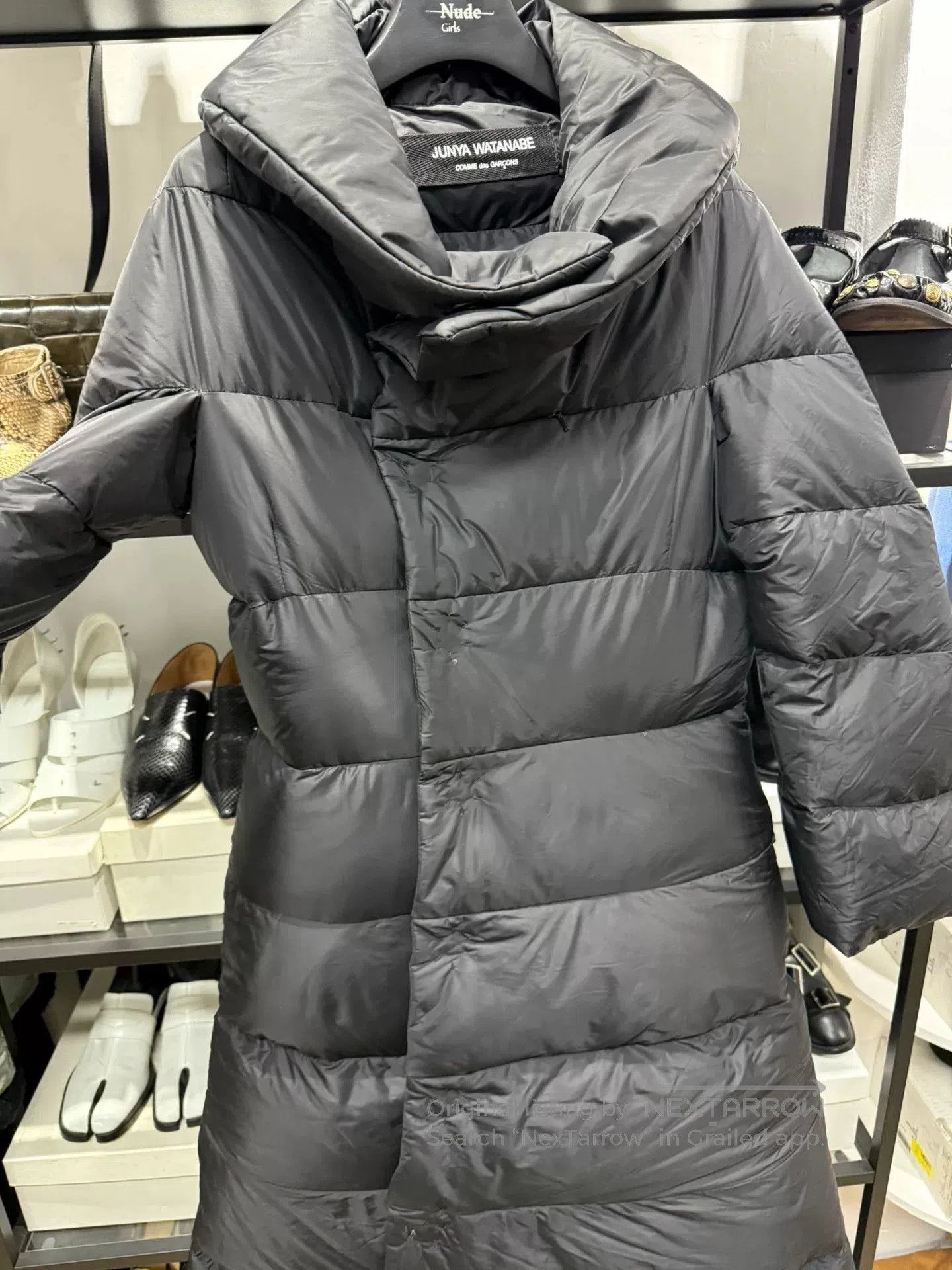 Junya Watanabe unique waist-shaped down coat. Size US M / EU 48-50 / 2 - 3 Thumbnail