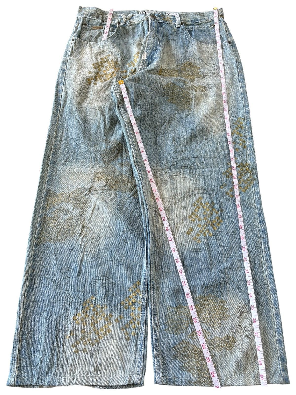 JNCO Vintage Japanese Brand Karakuri Baggy Jeans Size US 36 / EU 52 - 11 Thumbnail