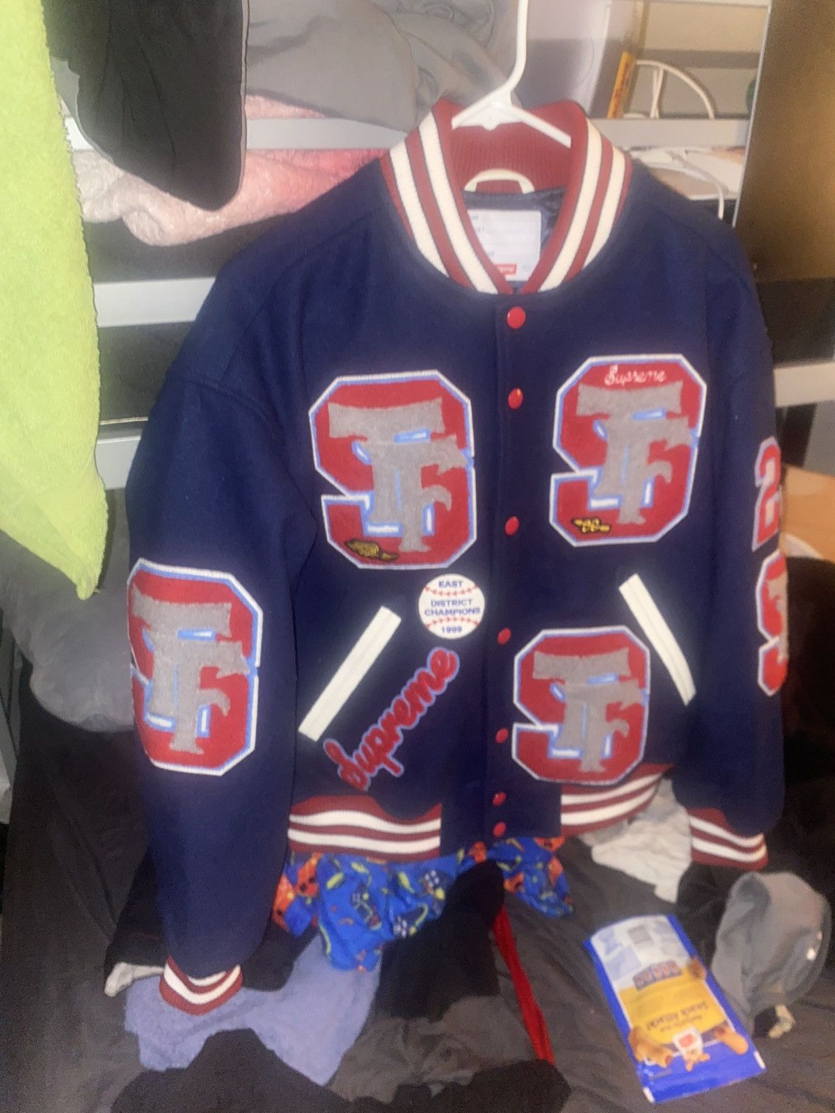 Supreme Supreme drilll team varsity Size US S / EU 44-46 / 1 - 1 Thumbnail