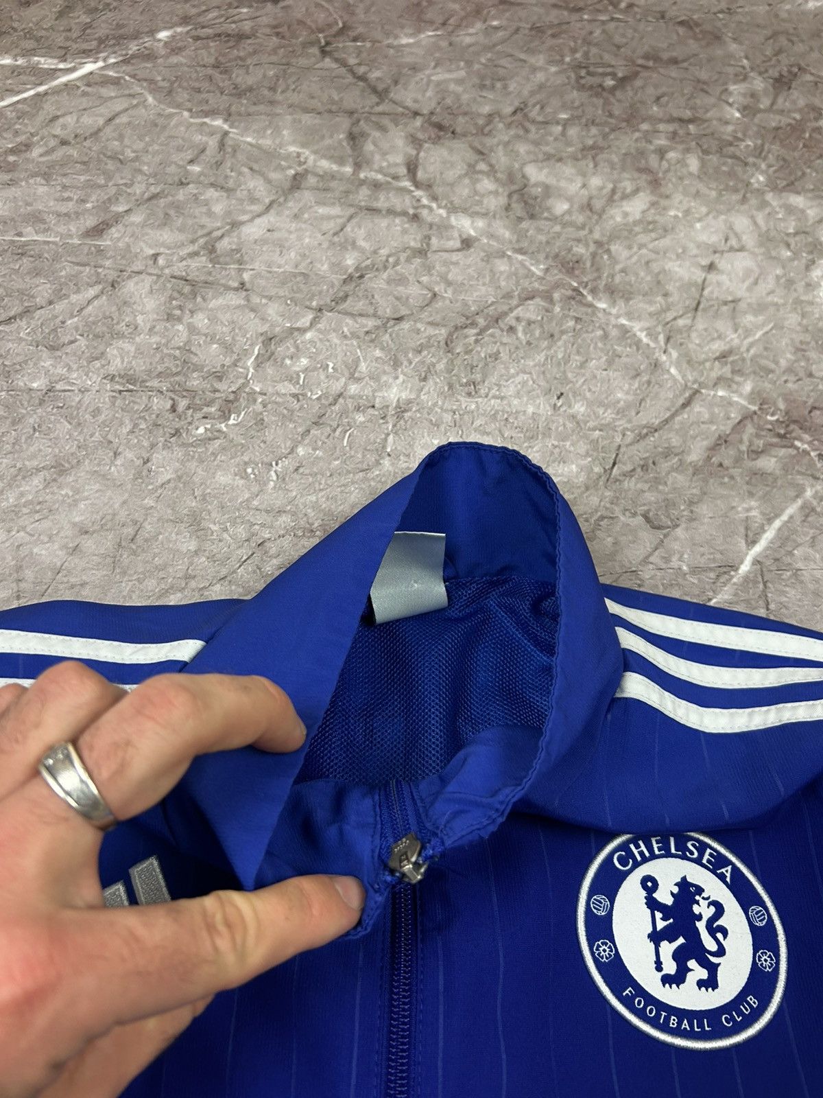 Adidas Adidas FC Chelsea Vintage Nylon Soccer Track Jacket Y2K Size US S / EU 44-46 / 1 - 7 Thumbnail