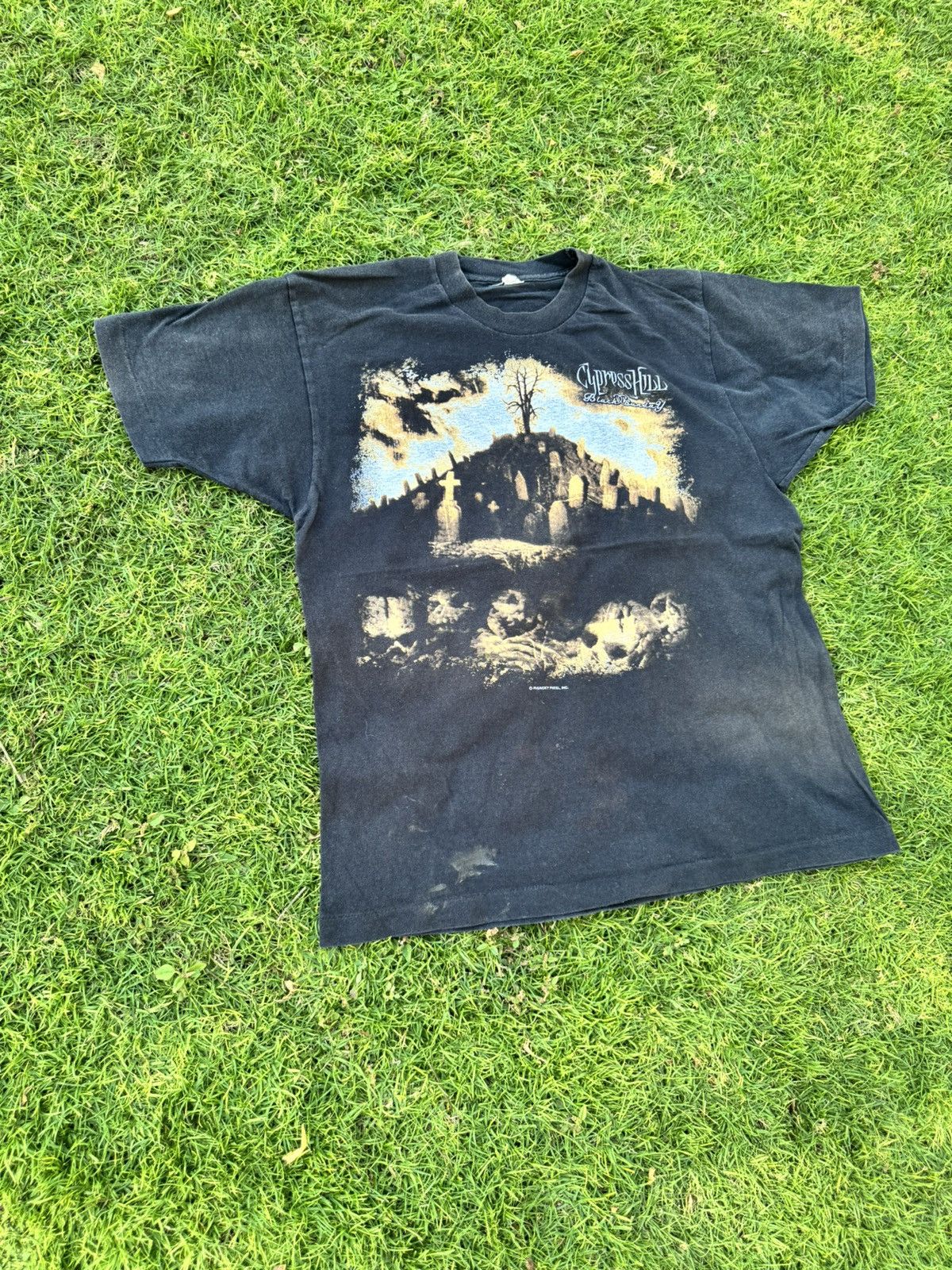 Vintage Vintage 1990’s Cypress Hill Black Sunday American HipHop Size US XL / EU 56 / 4 - 3 Thumbnail