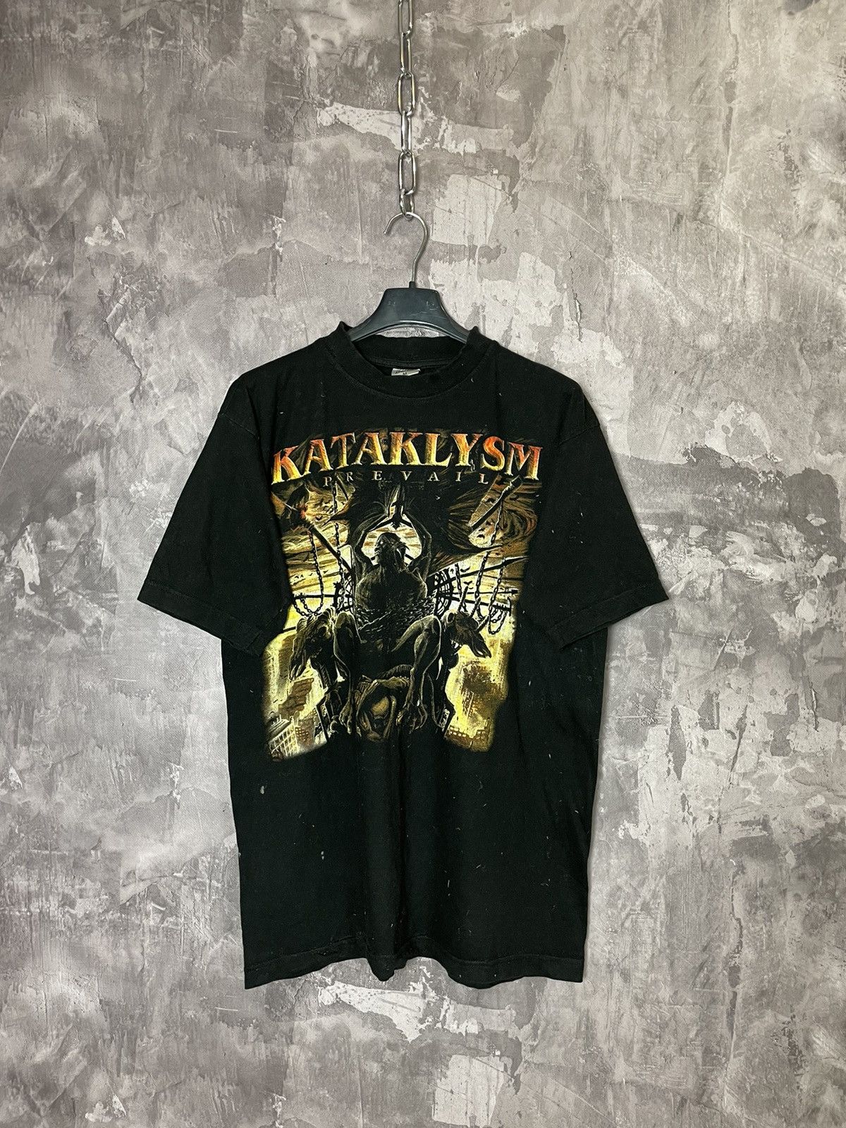 Band Tees × Vintage Vintage 00s Prevail Band T-Shirt Kataklysm Death Metal Size US M / EU 48-50 / 2 - 2 Thumbnail