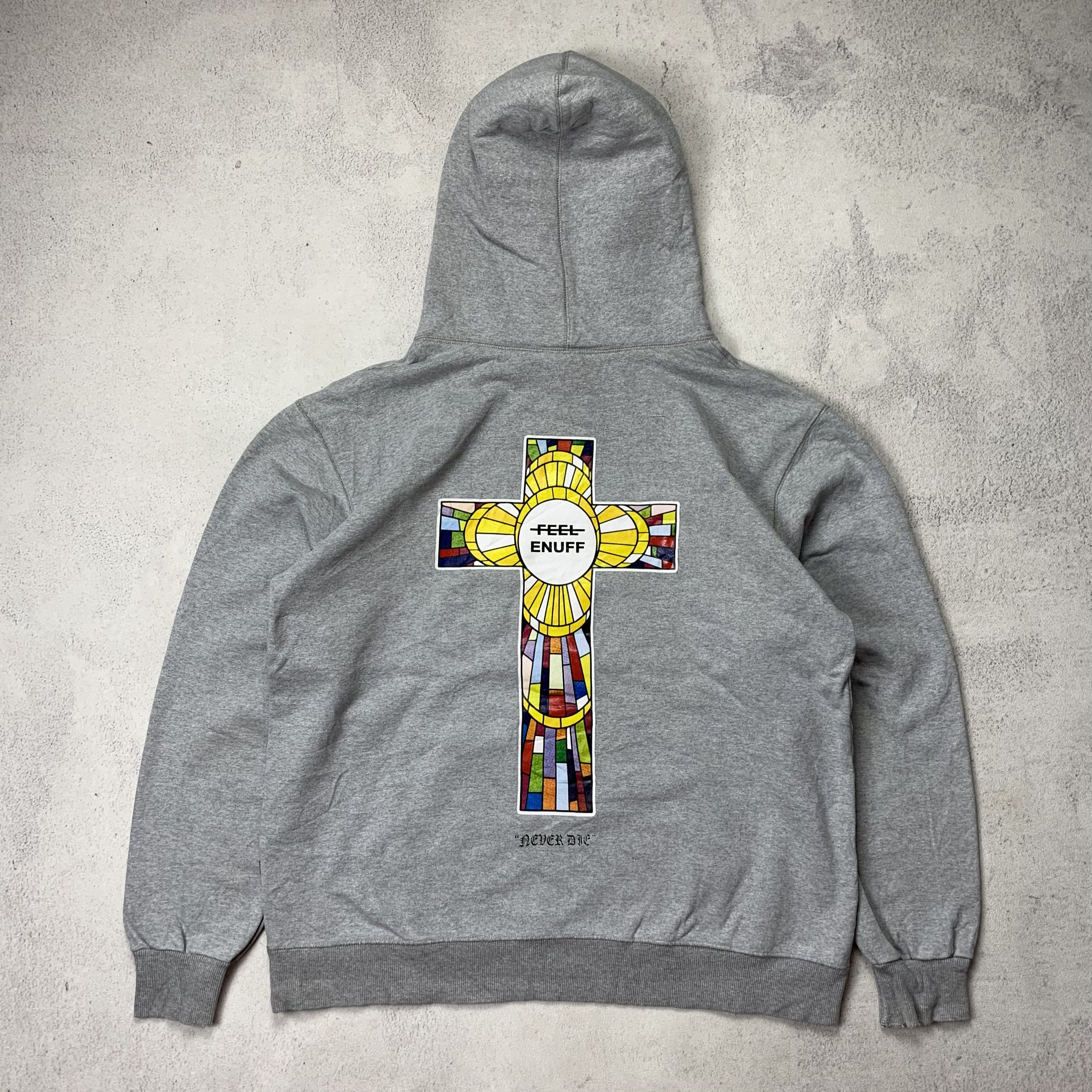 Japanese Brand Feel Enuff Croos Hoodie Japanese Brand Never Die Size US L / EU 52-54 / 3 - 1 Thumbnail