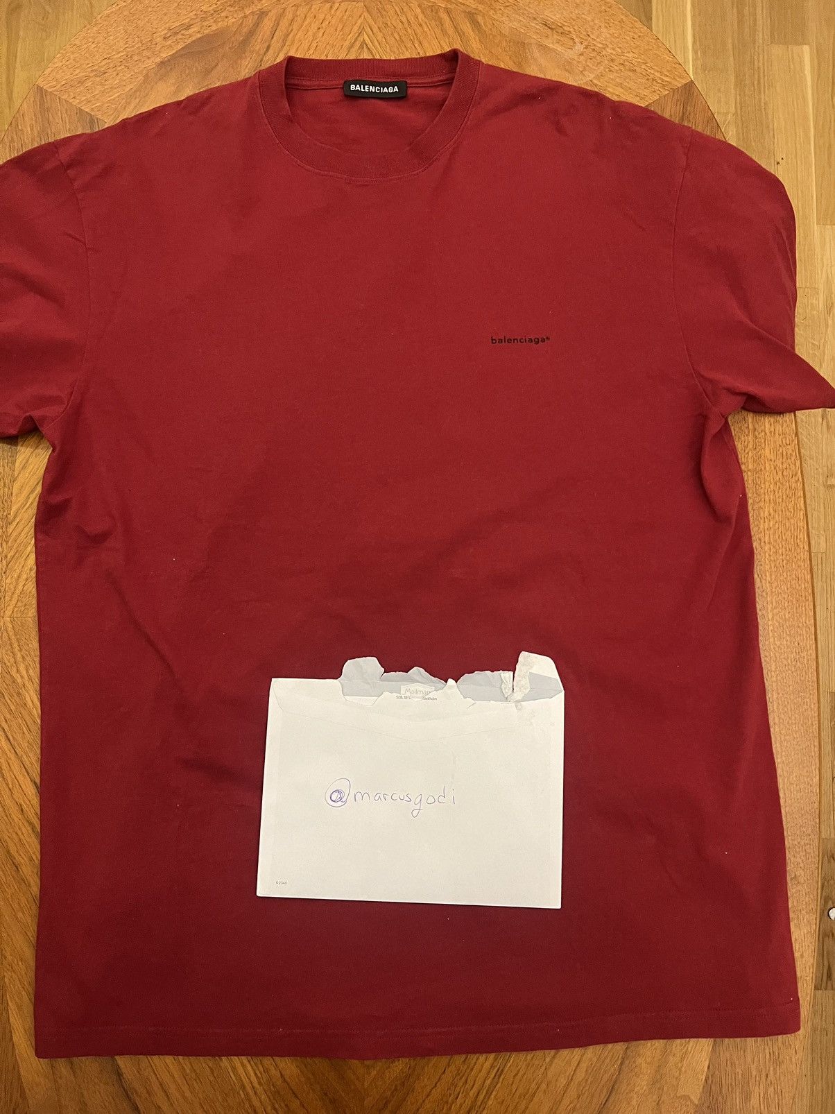 Balenciaga Balenciaga Logo Tee Size US S / EU 44-46 / 1 - 1 Thumbnail