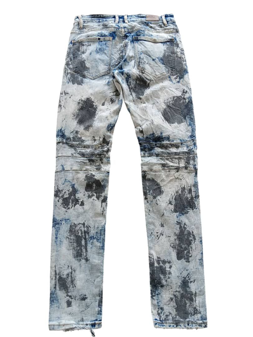 Japanese Brand 🔥Last Drop🔥Distressed Denim Acid Wash Pants Size US 32 / EU 48 - 4 Thumbnail
