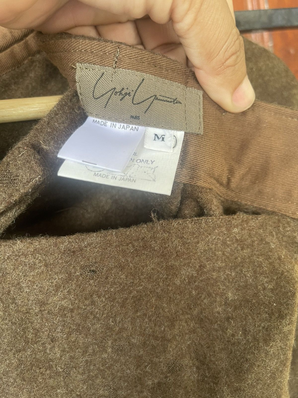 Y's × Yohji Yamamoto Very rare VINTAGE YOHJI YAMAMOTO WOOL MINI SKIRT Size 31" - 6 Thumbnail