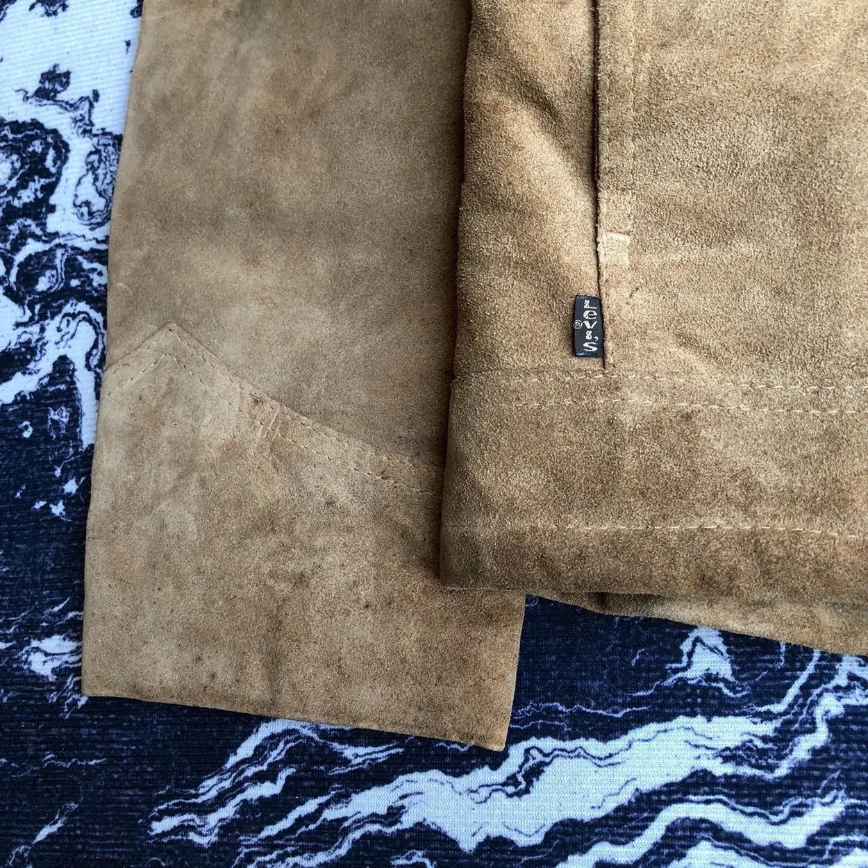 Levi's Vintage Clothing Extremely RARE Vintage Levis 60s Suede Leather Sherpa Jacket Size US L / EU 52-54 / 3 - 7 Thumbnail