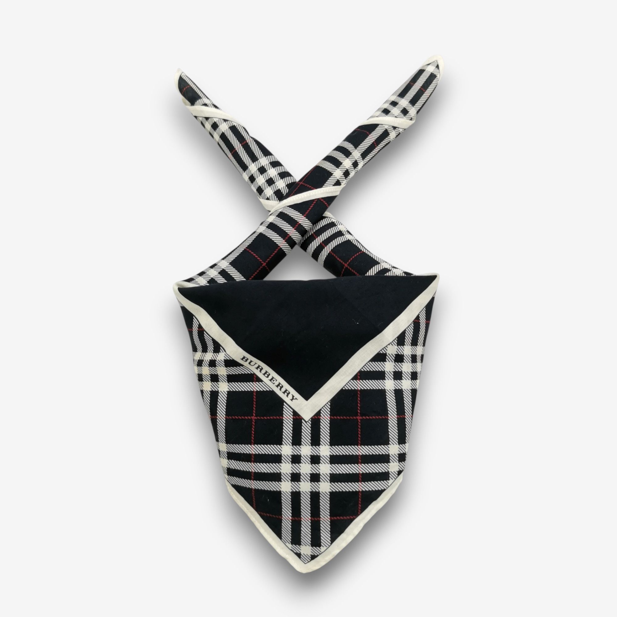 Burberry Vintage Burberry Handkerchief Pocket Square Bandana Size ONE SIZE - 1 Thumbnail