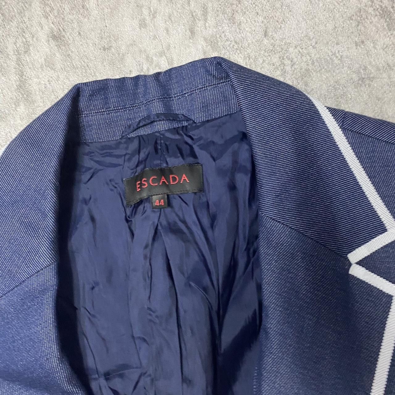 Other Navy blue blazer with white trim, fully lined Size L / US 10 / IT 46 - 4 Thumbnail