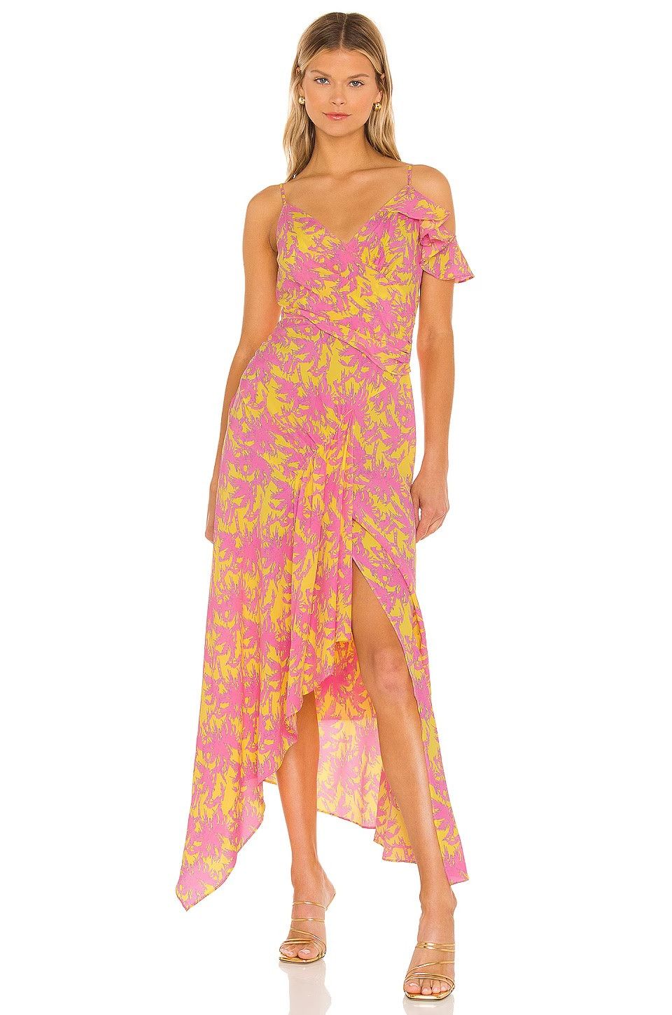 Diane von Furstenberg Diane Von Furstenberg Irene Palm Print Dress Size S / US 4 / IT 40 - 2 Thumbnail