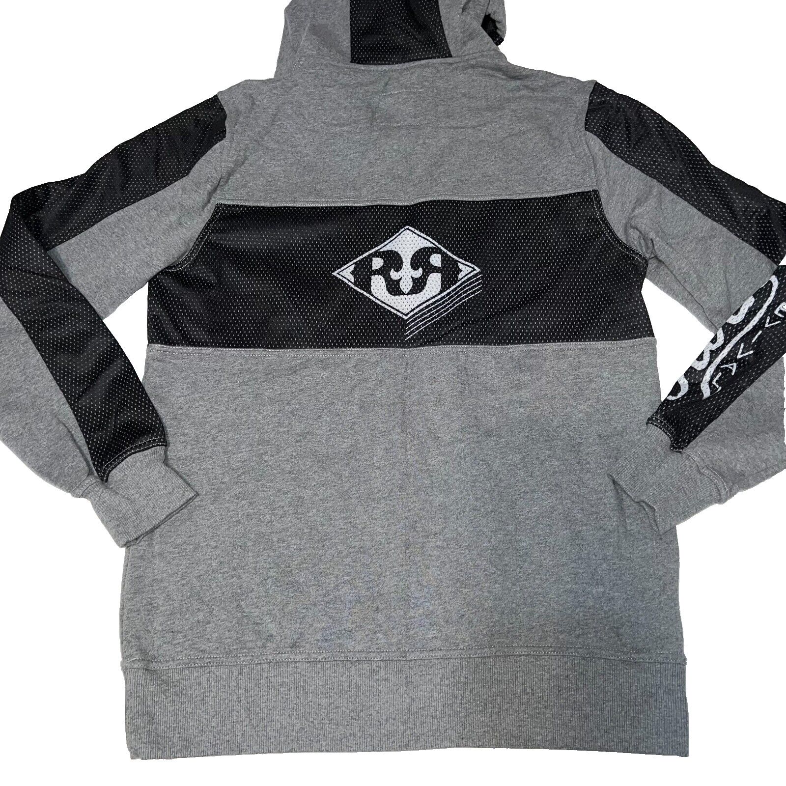 Rock Revival Rock Revival Spellout Hoodie Sweater Grey Men's Size Small Size US S / EU 44-46 / 1 - 5 Thumbnail