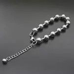 Jewelry Ball Chain Bracelet 2000s Chrome Y2K Punk Skater Grunge Size ONE SIZE - 4 Thumbnail