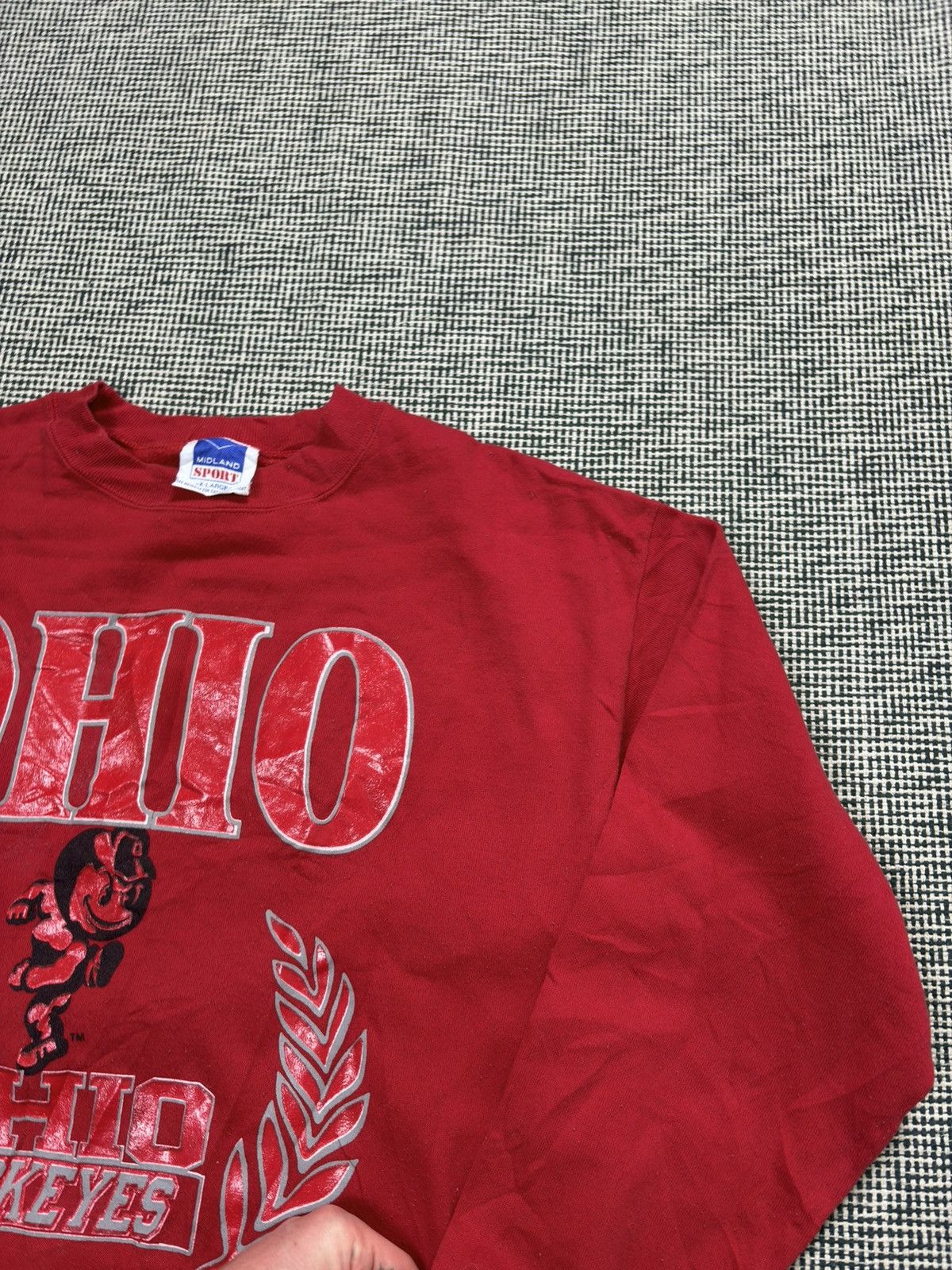 Vintage 90s Ohio buckeyes ncaa football vintage sweatshirt Size US XL / EU 56 / 4 - 3 Thumbnail