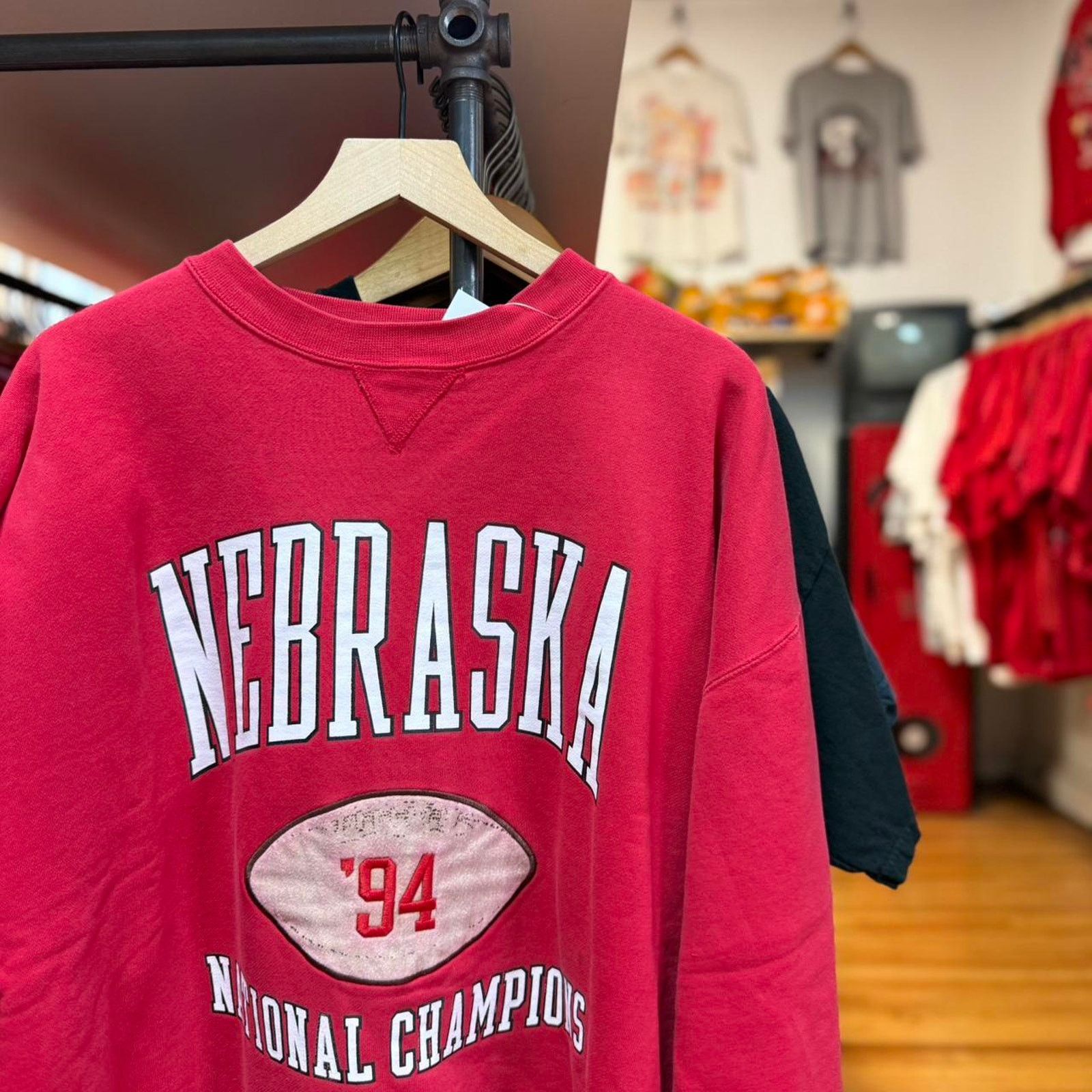 Vintage Vintage 1994 Nebraska Huskers National Championship Crewneck Size US XXL / EU 58 / 5 - 1 Thumbnail